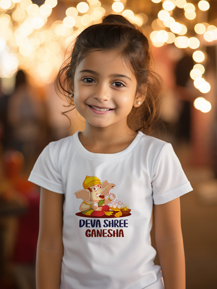 Deva Shree Ganesha Kids T Shirt