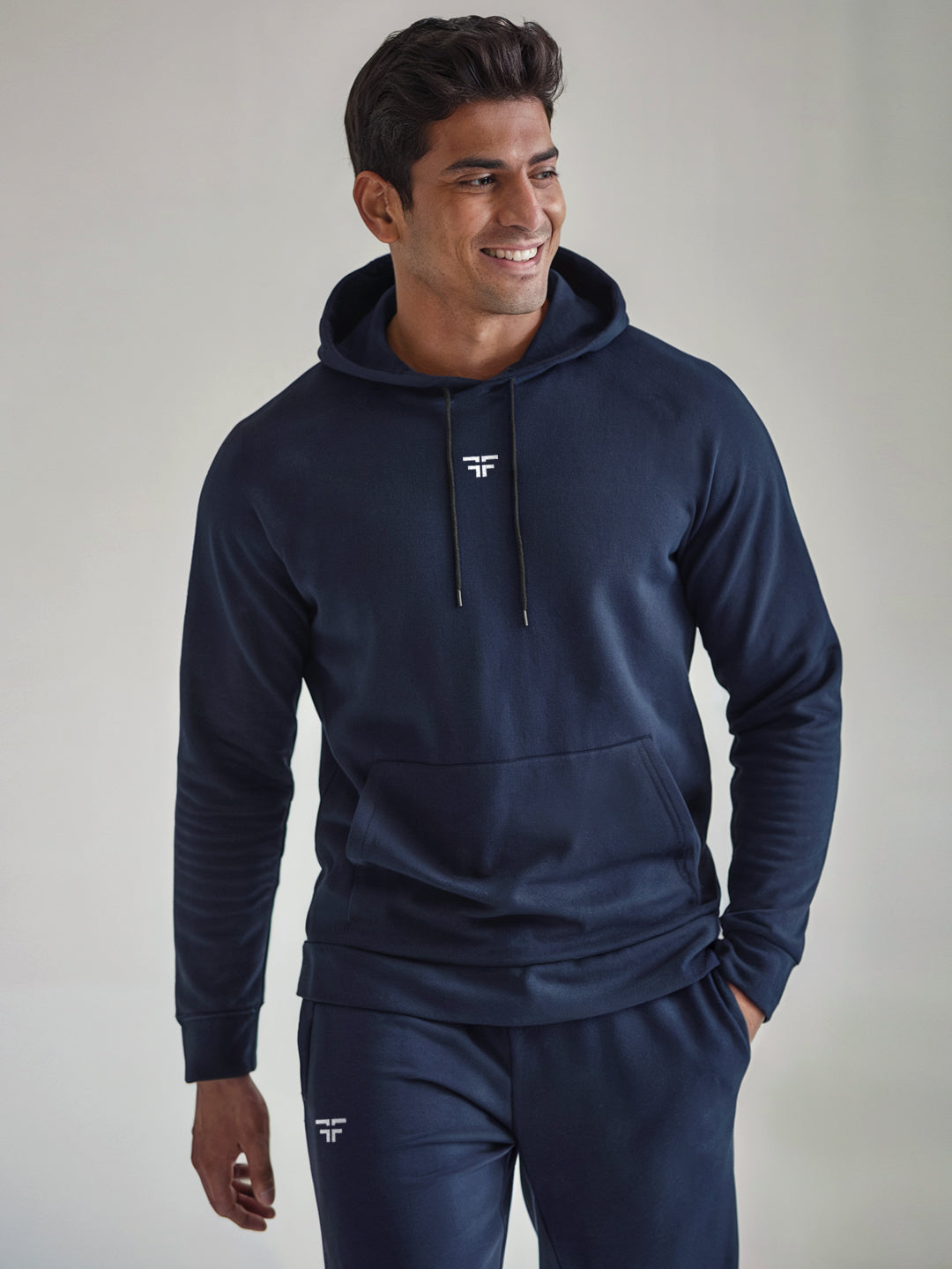 || NAVY THERMAL CO-ORD SET (HOODIE AND JOGGER COMBO) ||