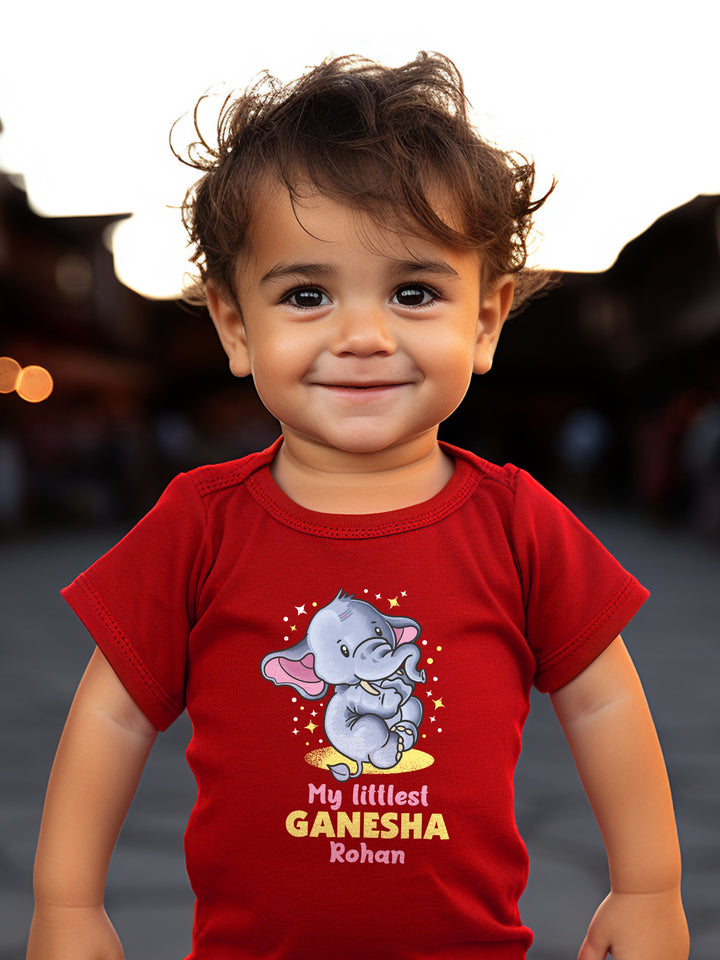 My Littlest Ganesha Baby Romper | Onesies w/ Custom Name