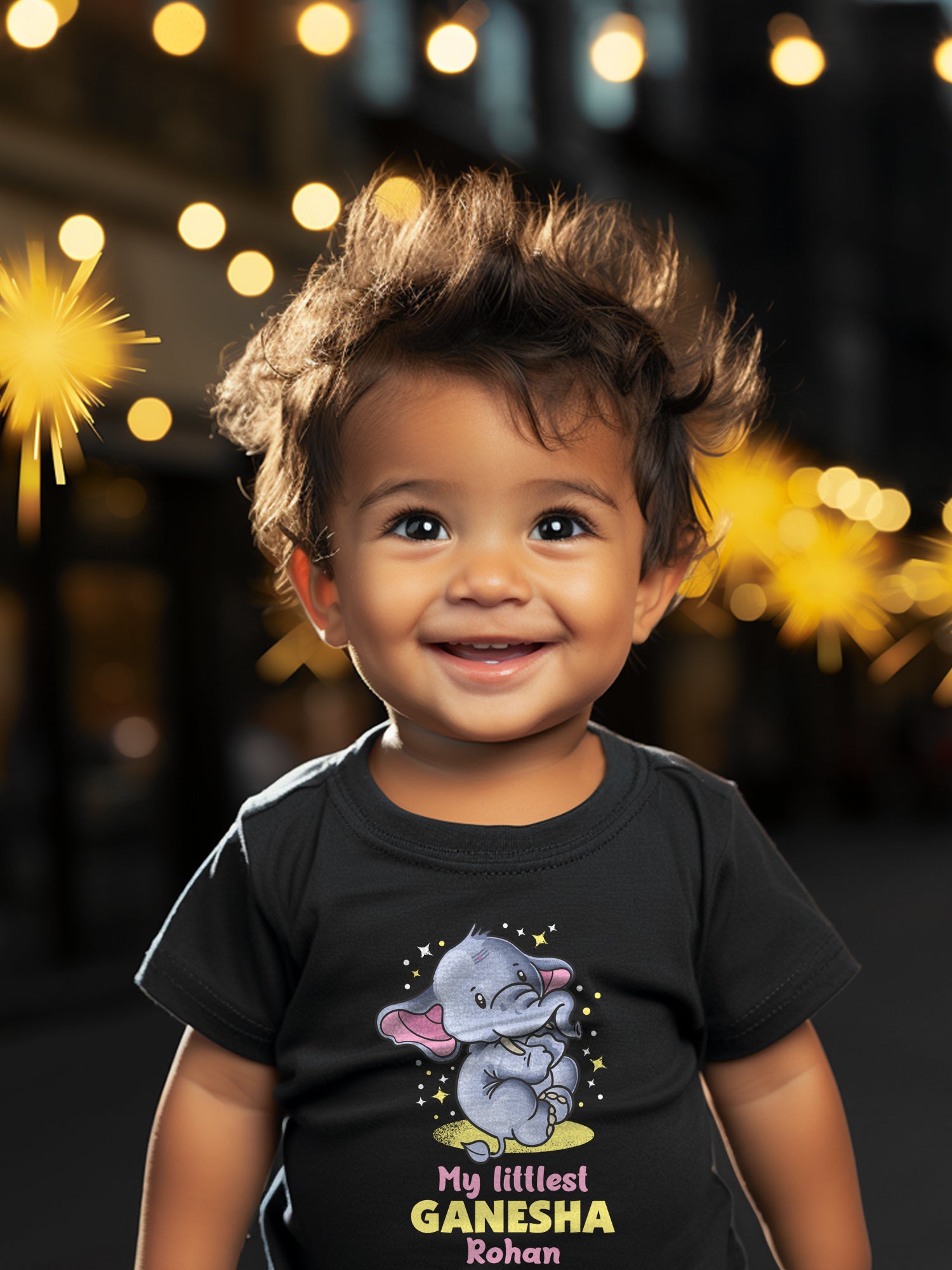 My littlest Ganesha Kids T Shirt w/ Custom Name