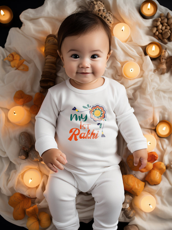 My First Rakhi Baby Romper | Onesies