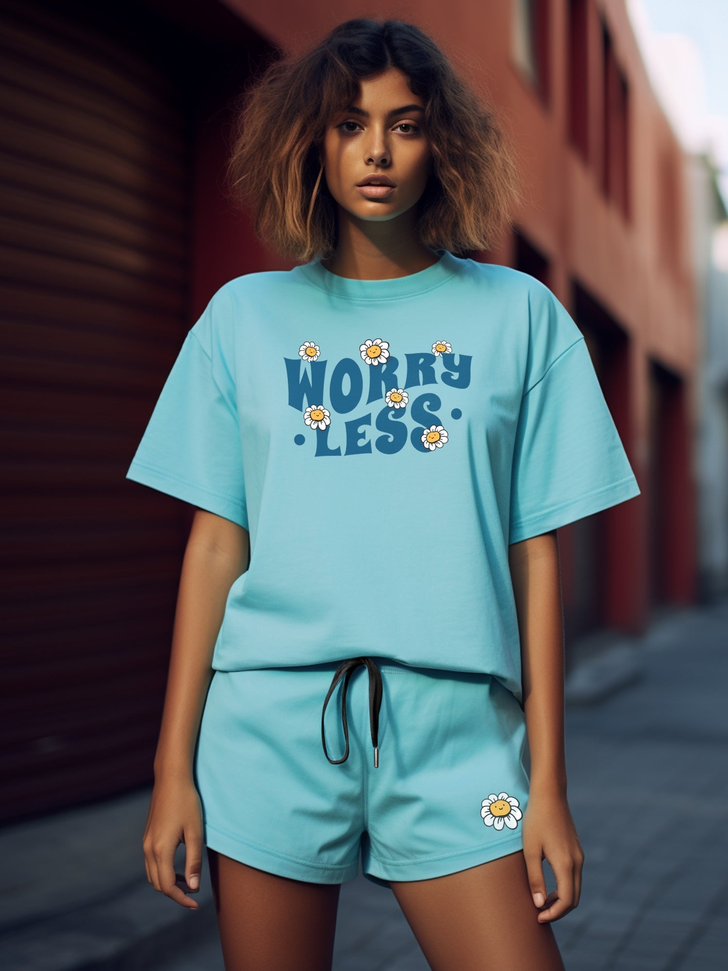 90's Baby Oversize T-Shirt & Short Set