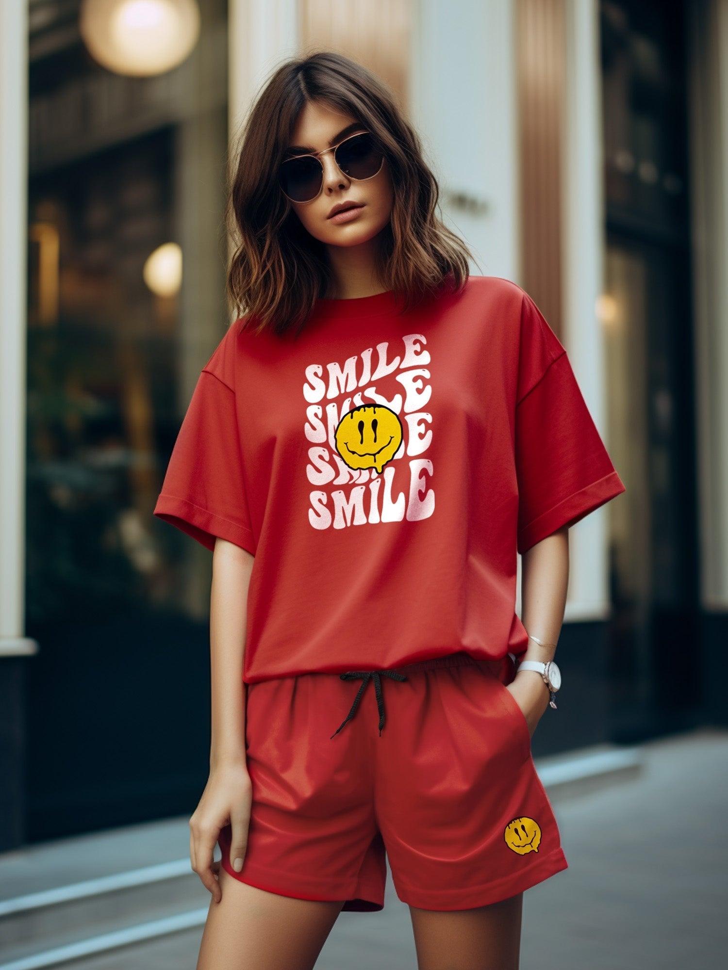 90's Baby Oversize T-Shirt & Short Set