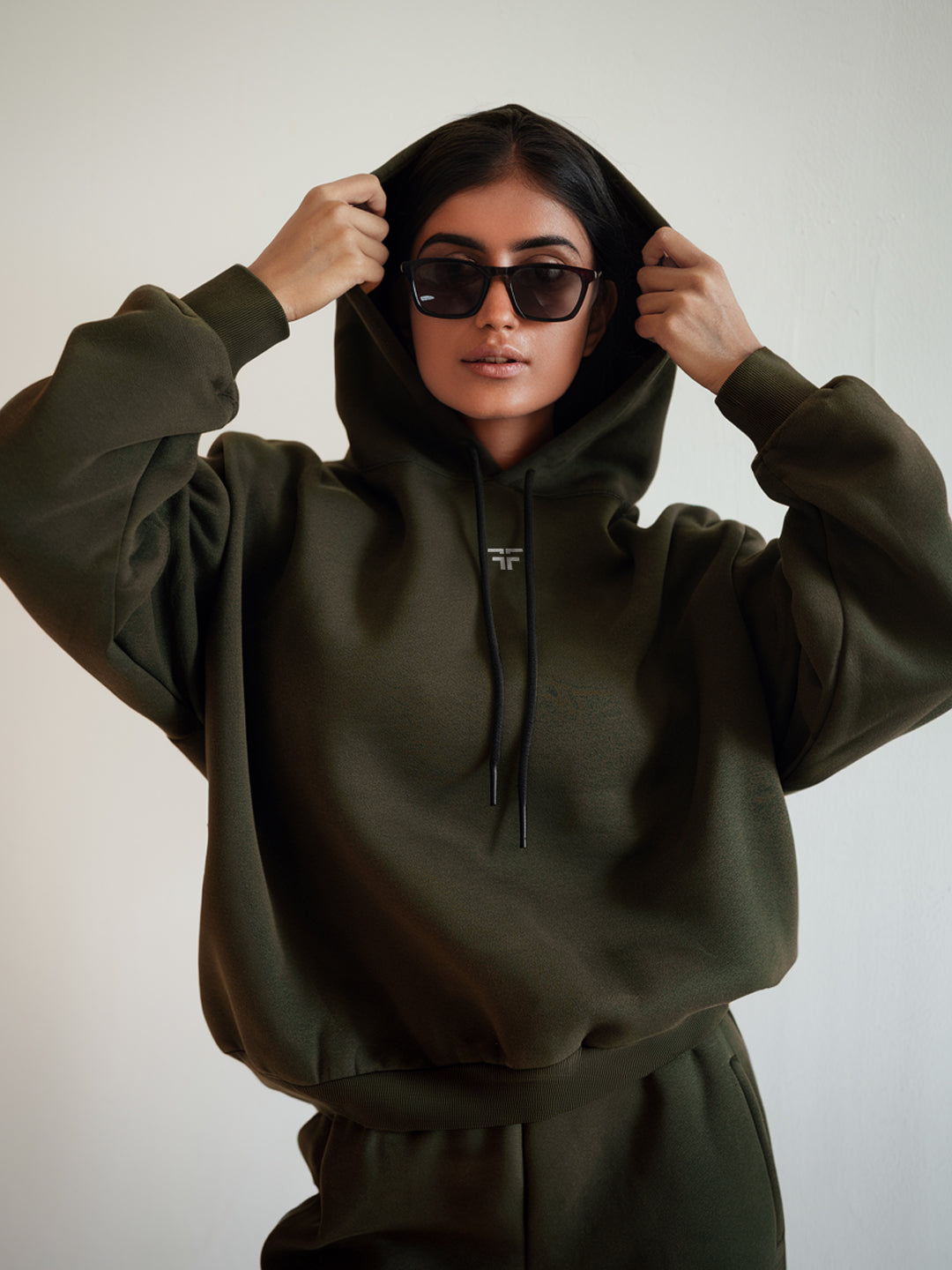 Green Thermal Co-ord Set (Hoodie and Jogger Combo)