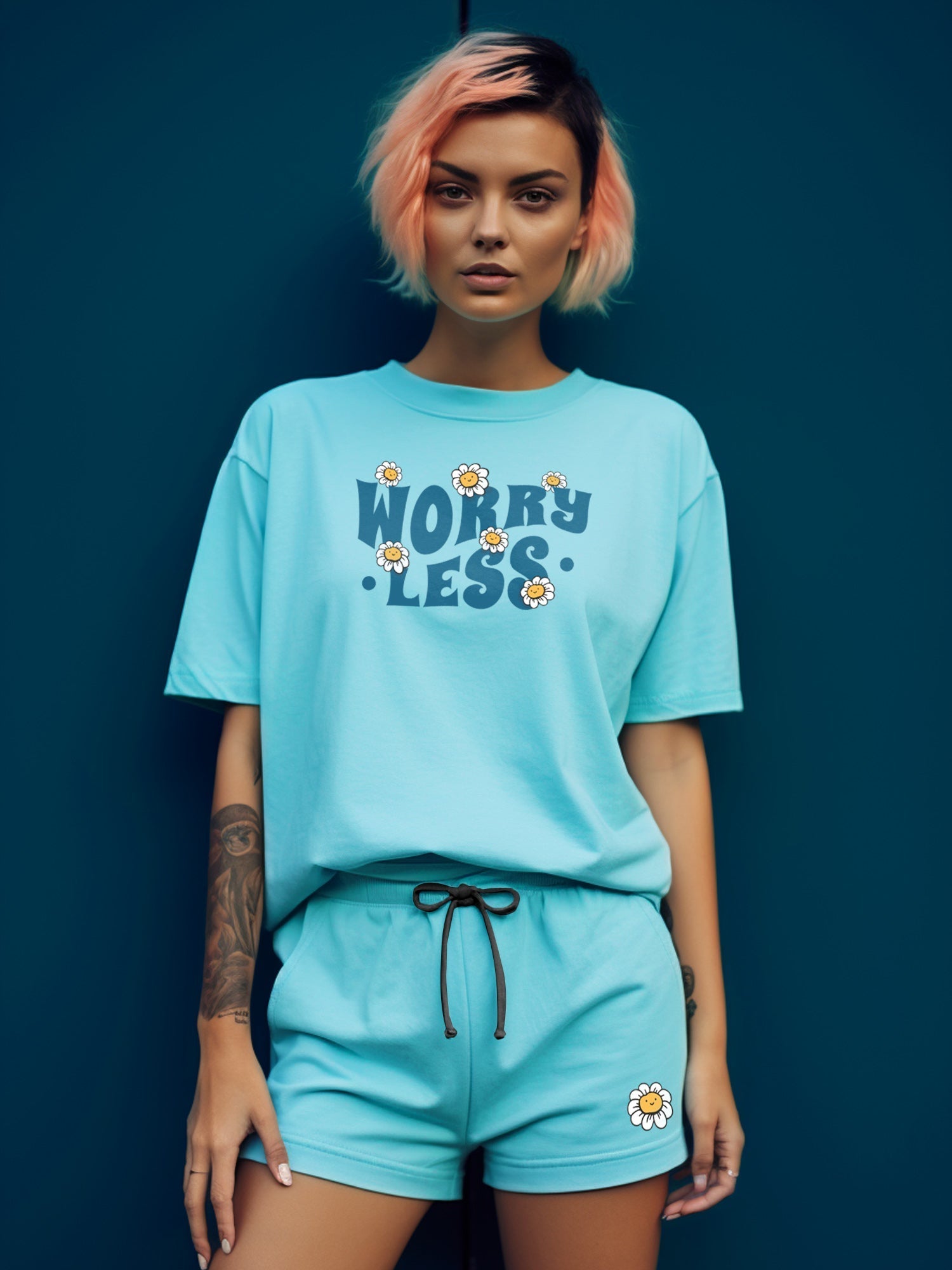 90's Baby Oversize T-Shirt & Short Set