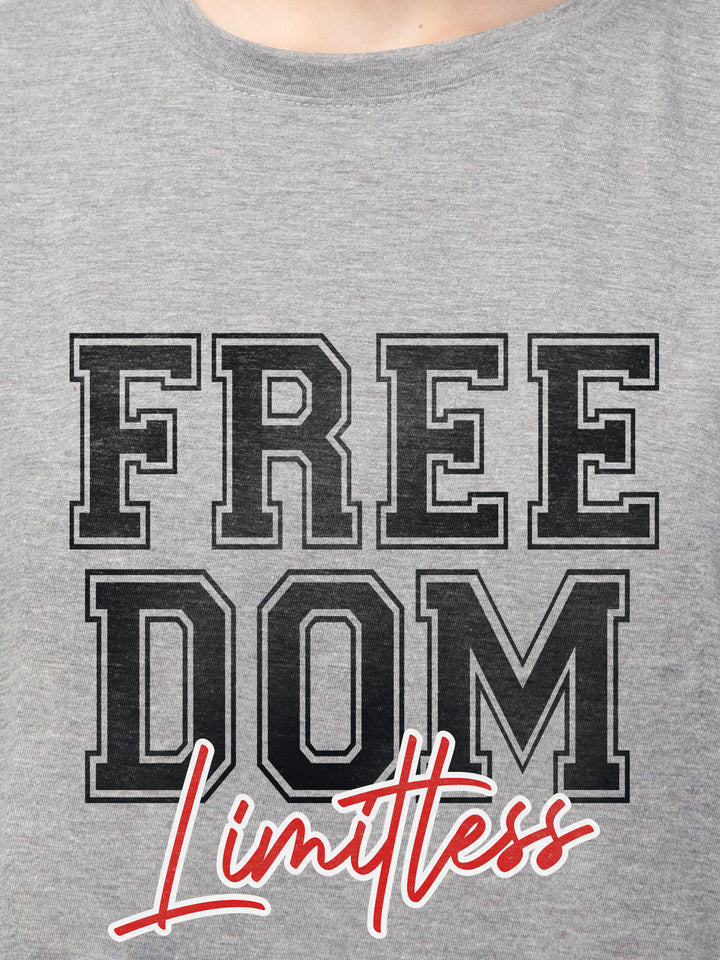 Freedom Cotton Mens T Shirt and Short Set