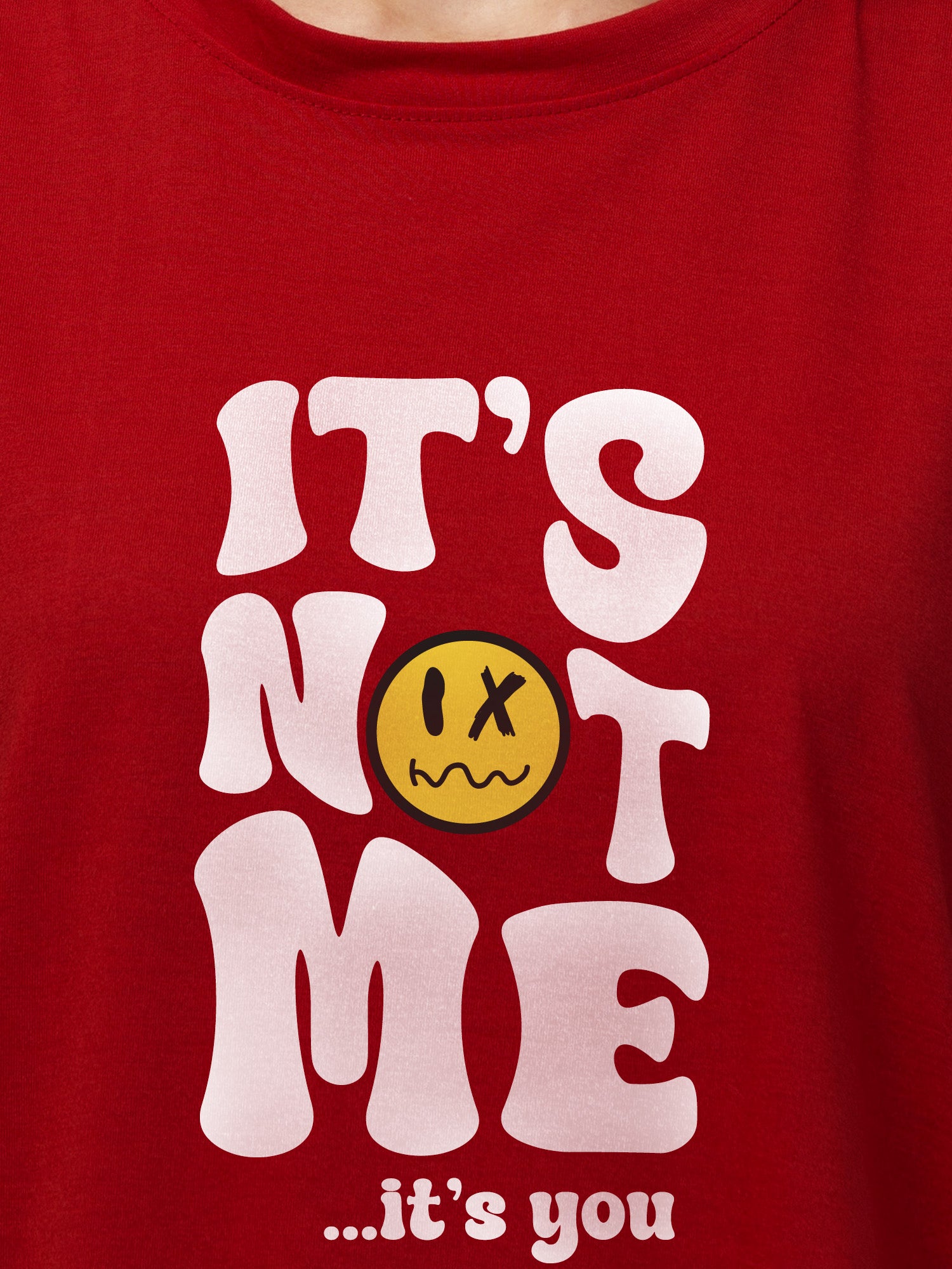 It's Not Me It's You Cotton Mens T Shirt and Short Set