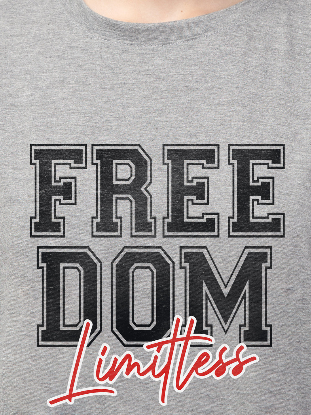 Freedom Cotton Mens T Shirt and Short Set (Plus Size)