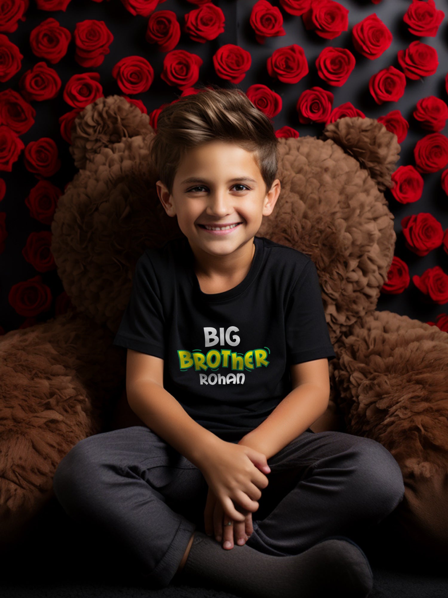 Big Brother W/ Custom Name KIDS T SHIRT