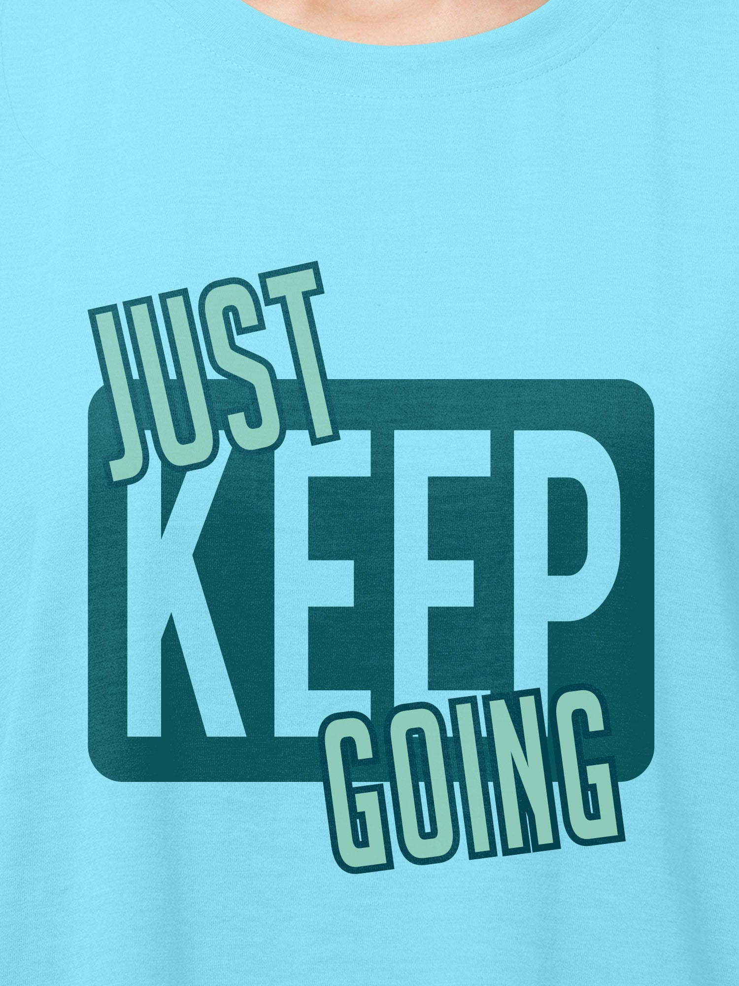 Just Keep Going Cotton Mens T Shirt and Short Set