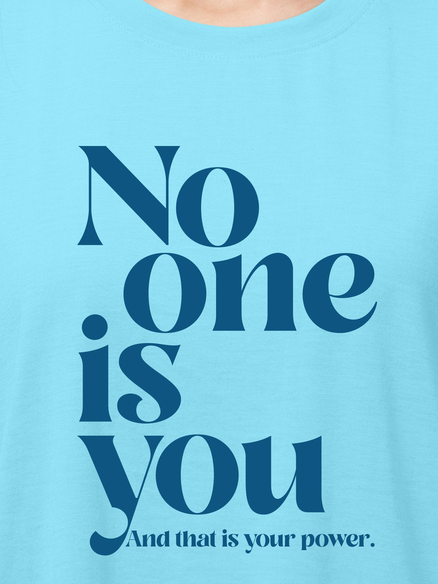 No One Is You Cotton Mens T Shirt and Short Set (Plus Size)