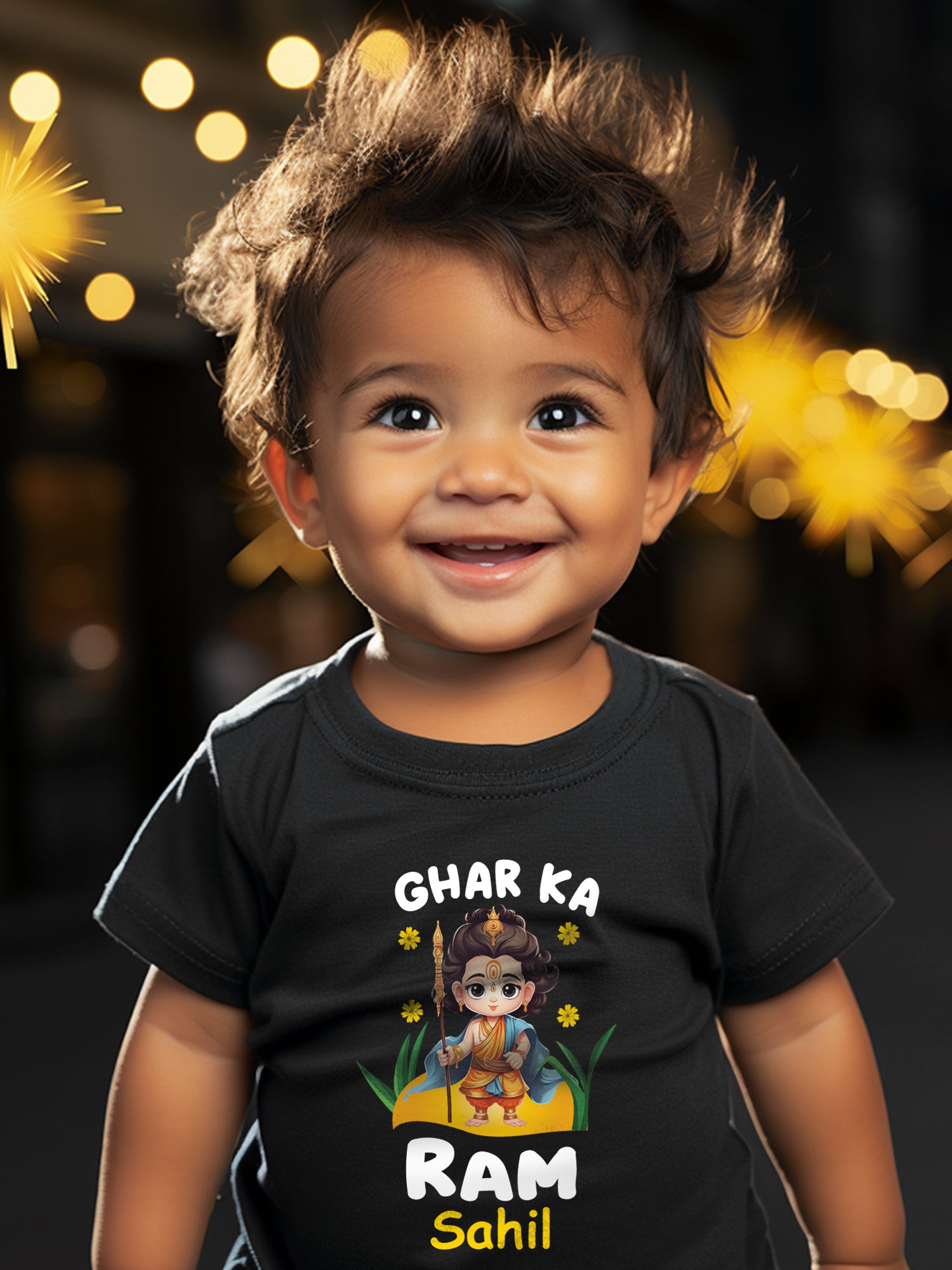 Ghar Ka Ram Kids T Shirt w/ Custom Name