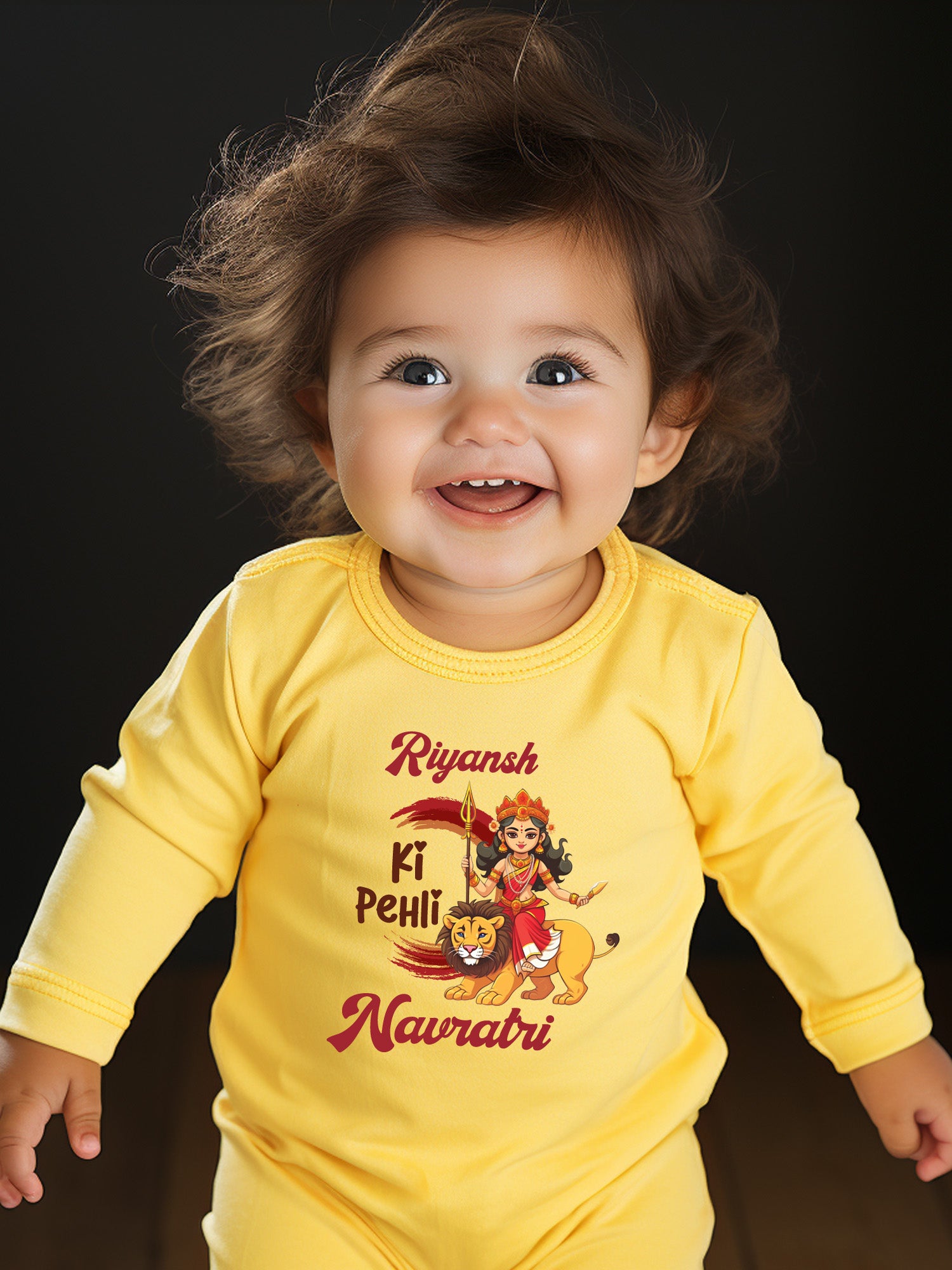 Meri Pehli Navratri Baby Romper | Onesies w/ Custom Name