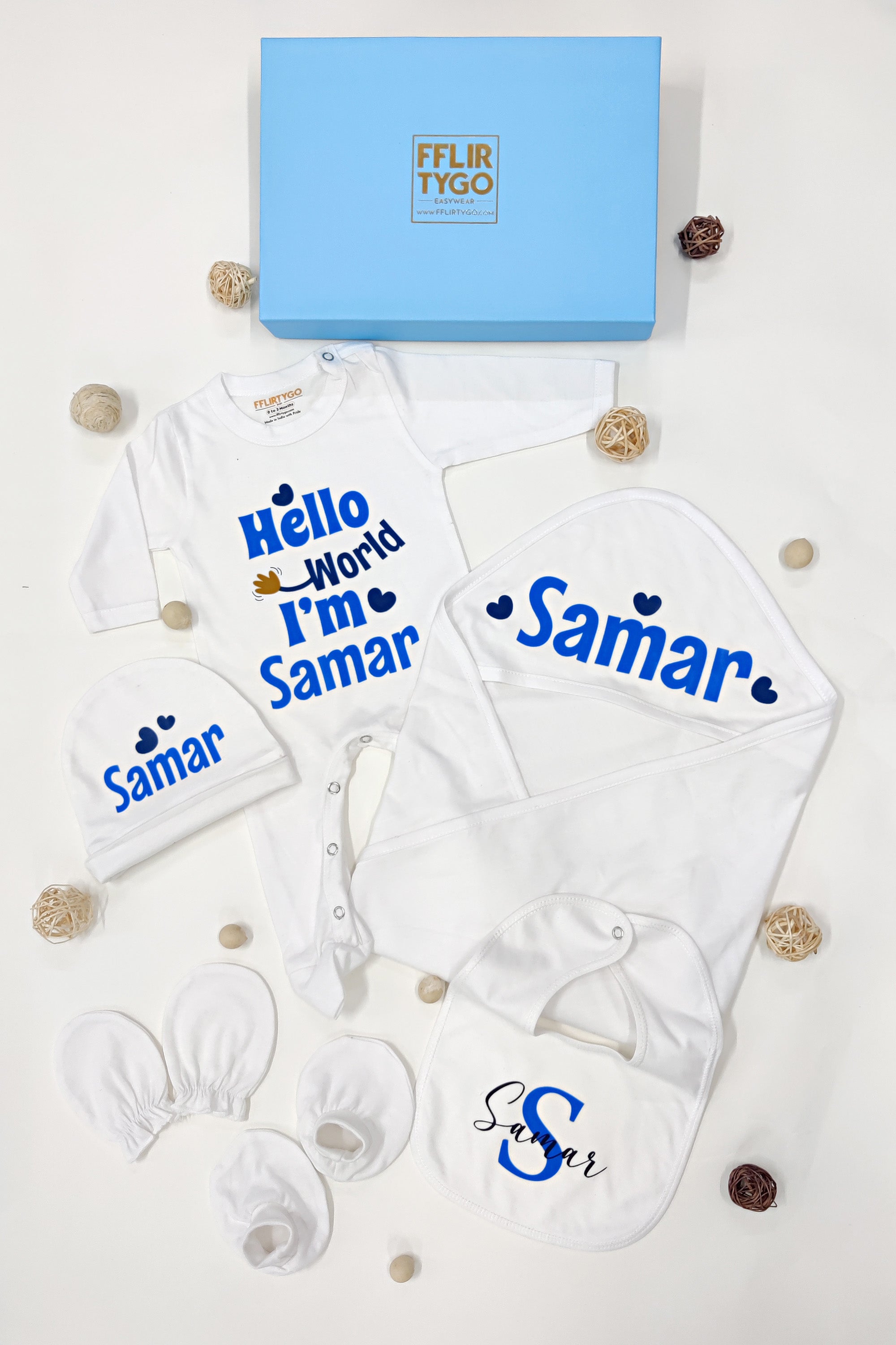 Return Gifts for Naming Ceremony | Bamboo Square Base Potli Small