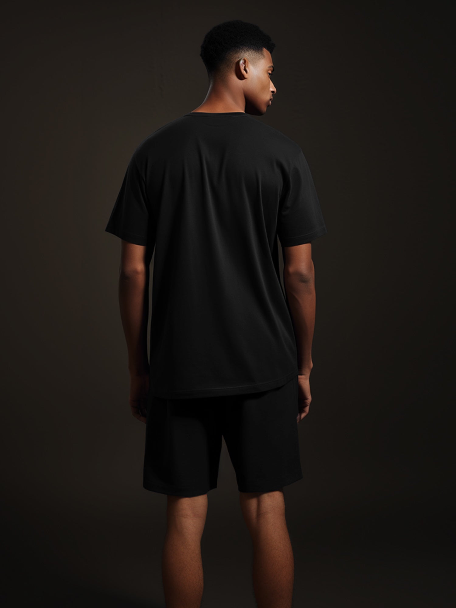 New York Cotton Mens T Shirt and Short Set (Plus size)