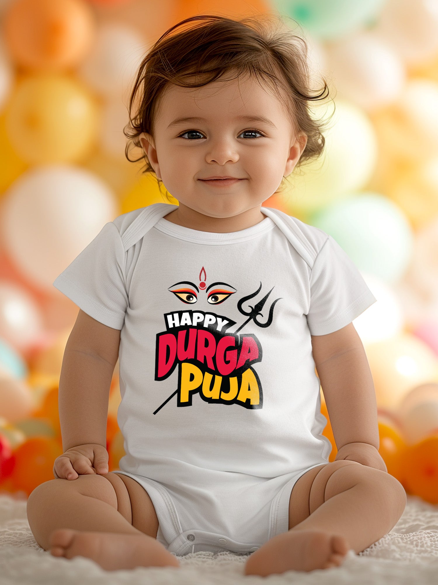 Happy Durga Puja  Baby Romper | Onesies