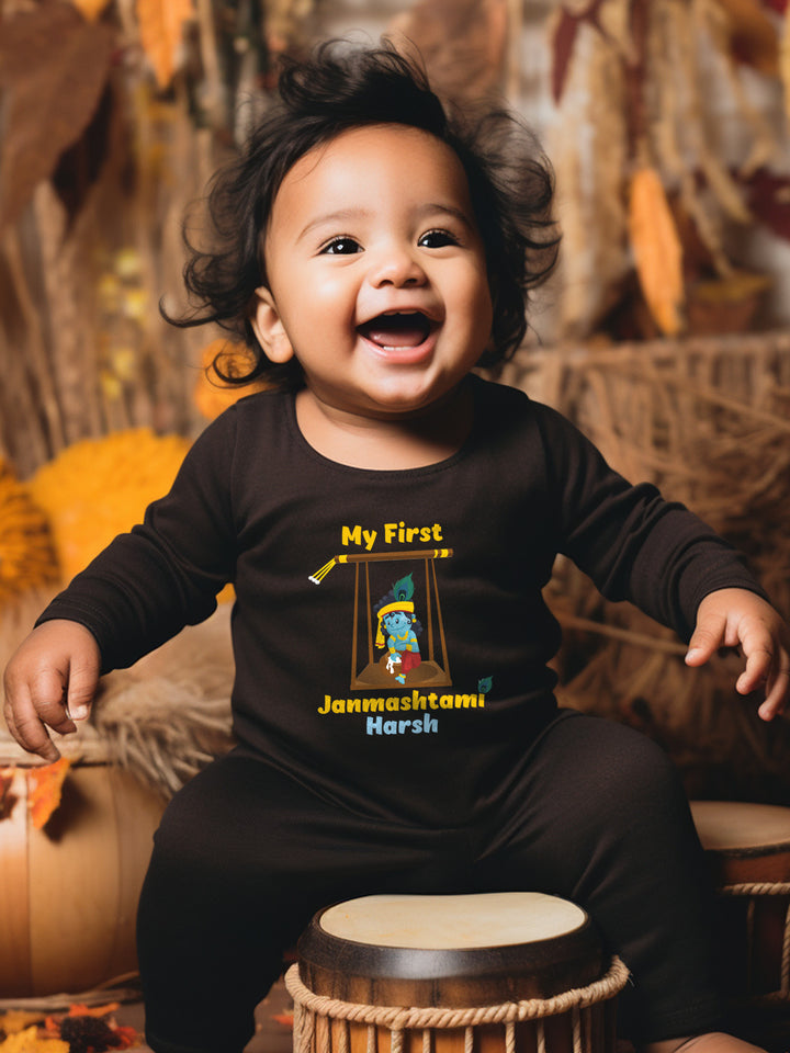 My First Janmashtami Baby Romper | Onesies w/ Custom Name