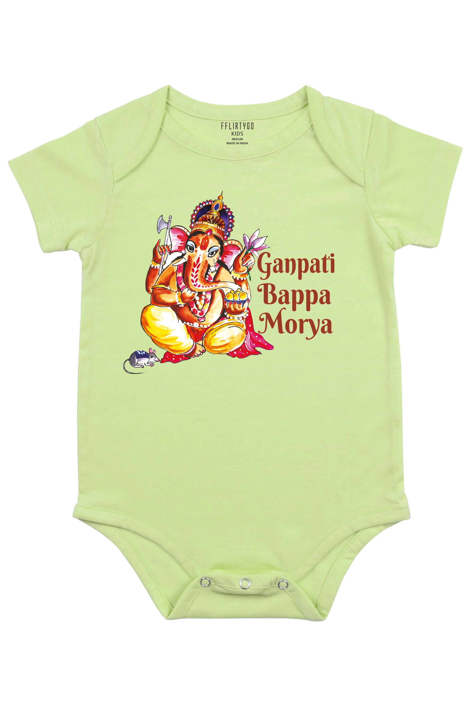 Ganpati Bappa Morya Baby Romper | Onesies