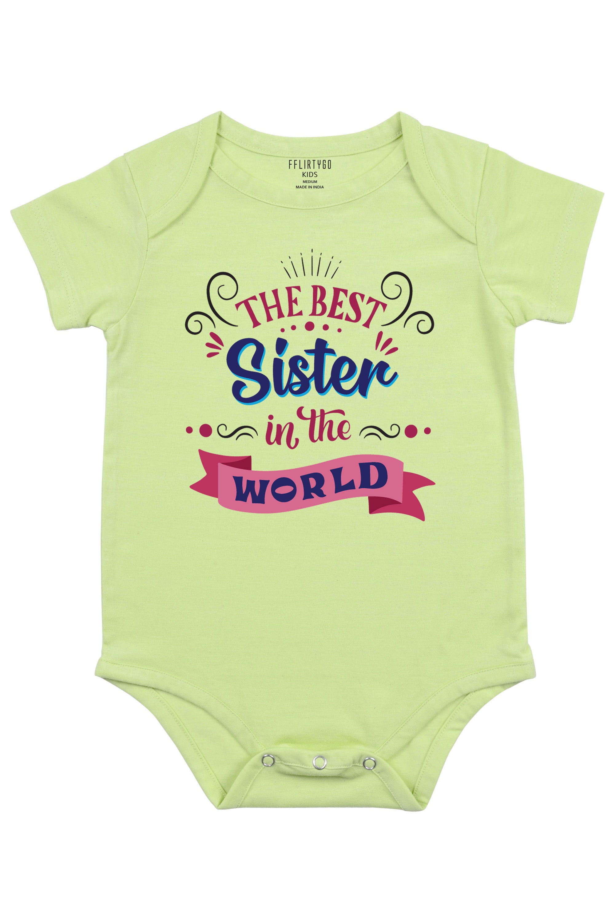 The Best Sister In The World Baby Romper | Onesies