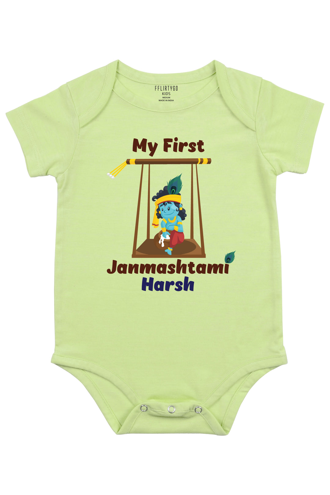 My First Janmashtami Baby Romper | Onesies w/ Custom Name