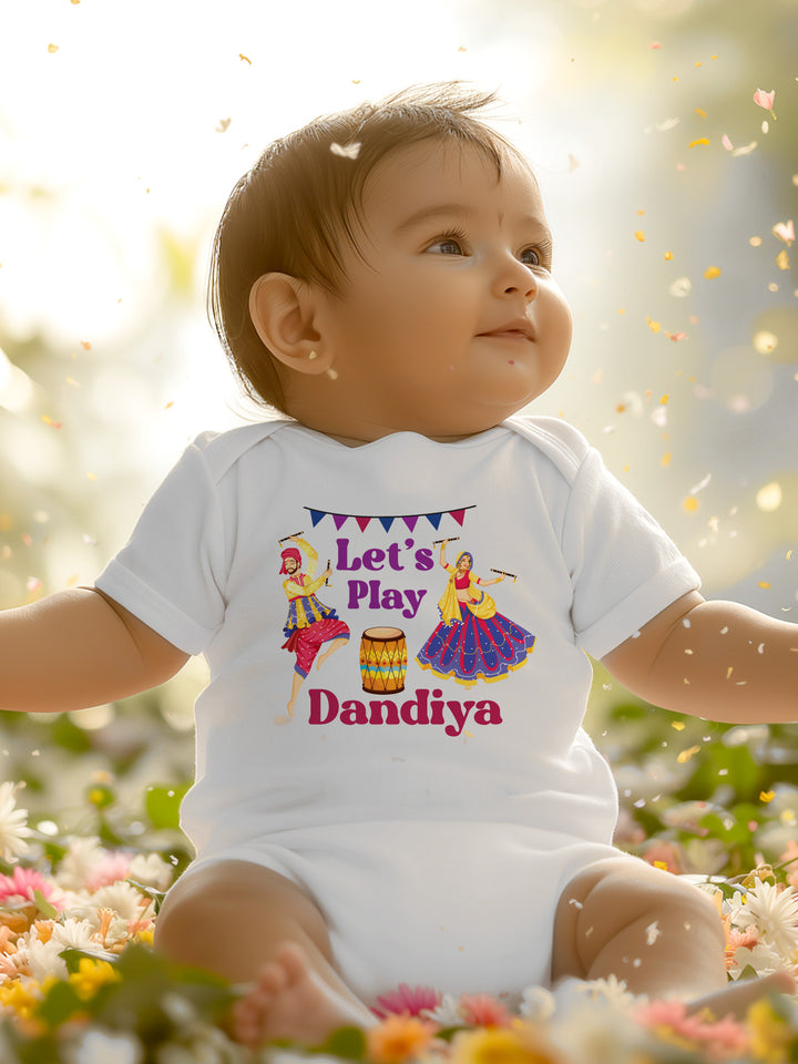 Let's Play Dandiya Baby Romper | Onesies