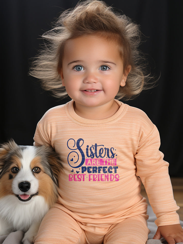 Sisters Are The Perfect Best Friends Baby Romper | Onesies