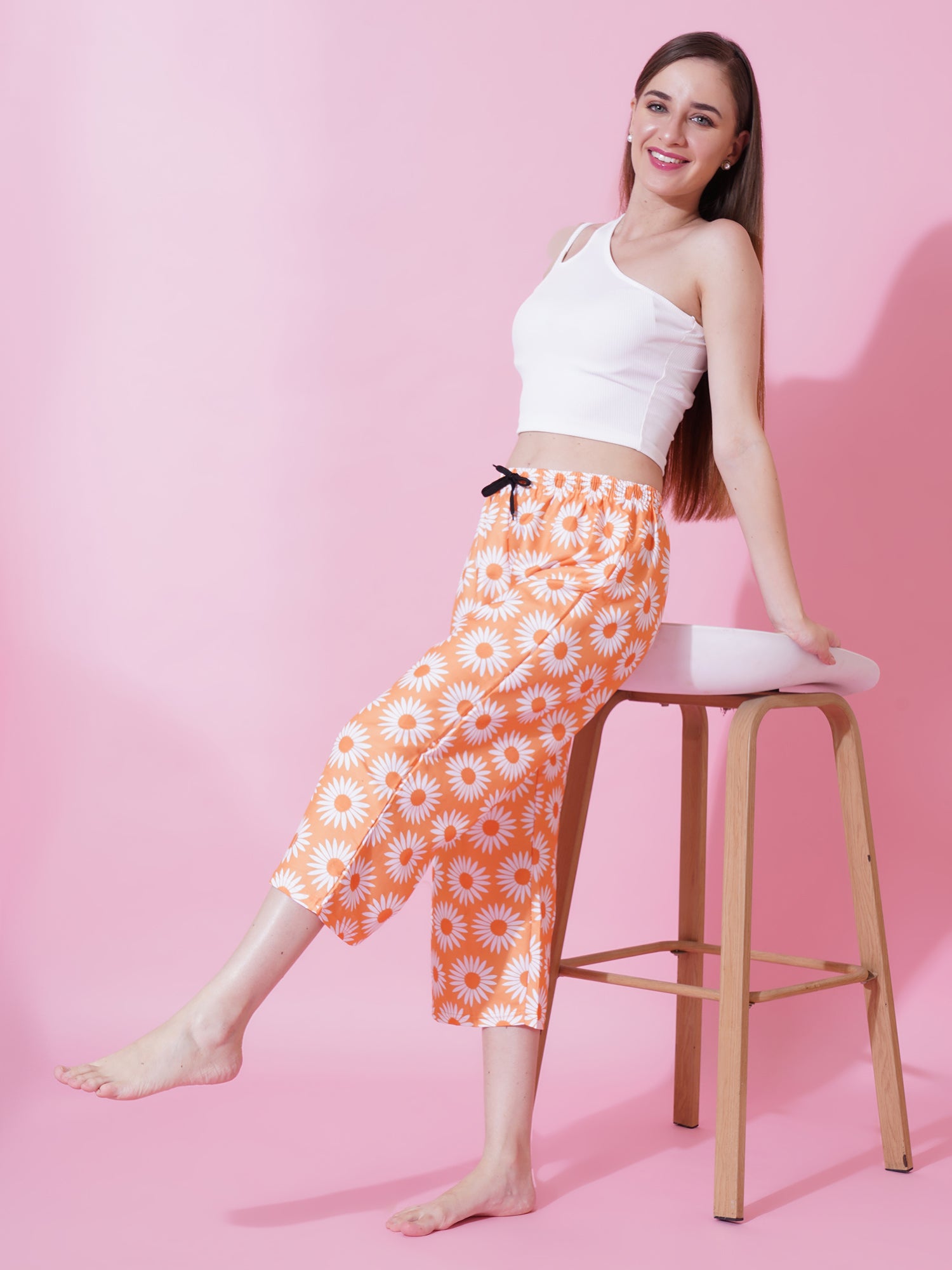 Women's Printed Capri