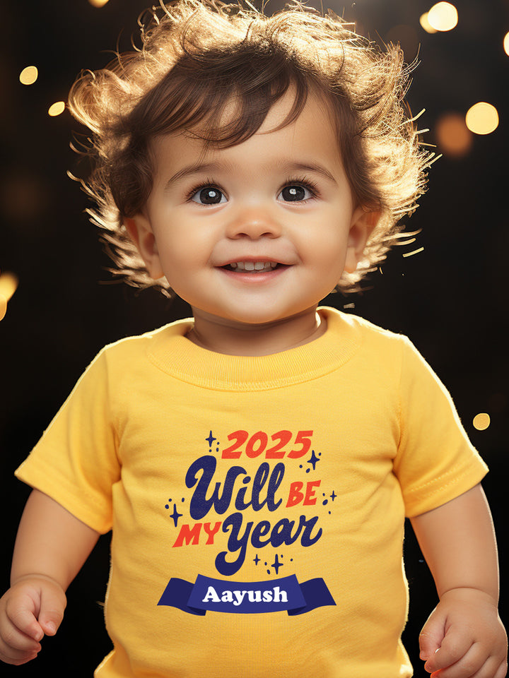 2025 Will Be My Year Kids T Shirt w/ Custom Name