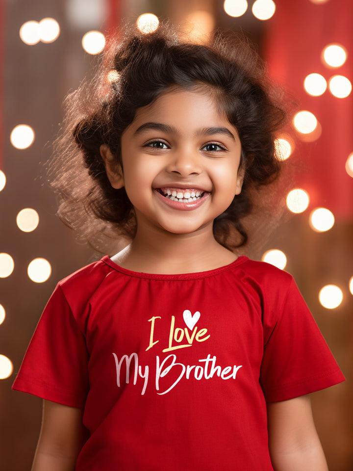 I Love My Brother KIDS T SHIRT