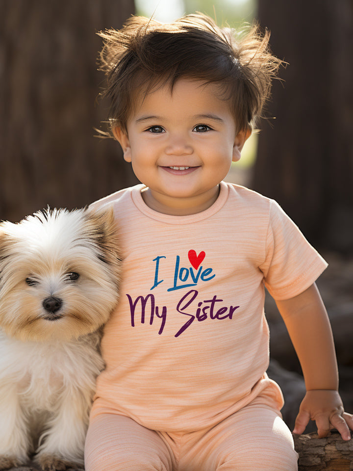 I Love My Sister Baby Romper | Onesies