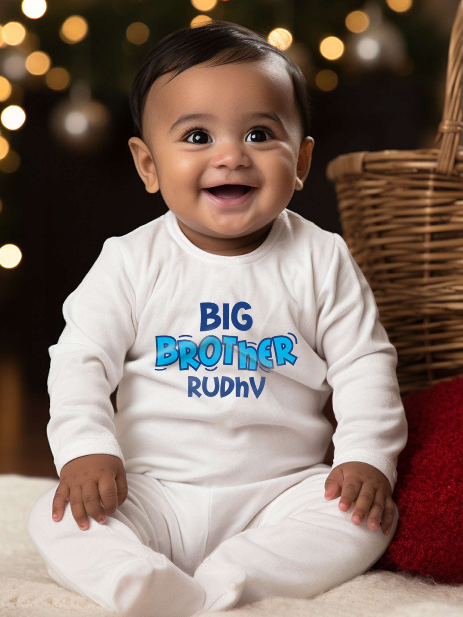 Big Brother Baby Romper | Onesies w/ Custom Name