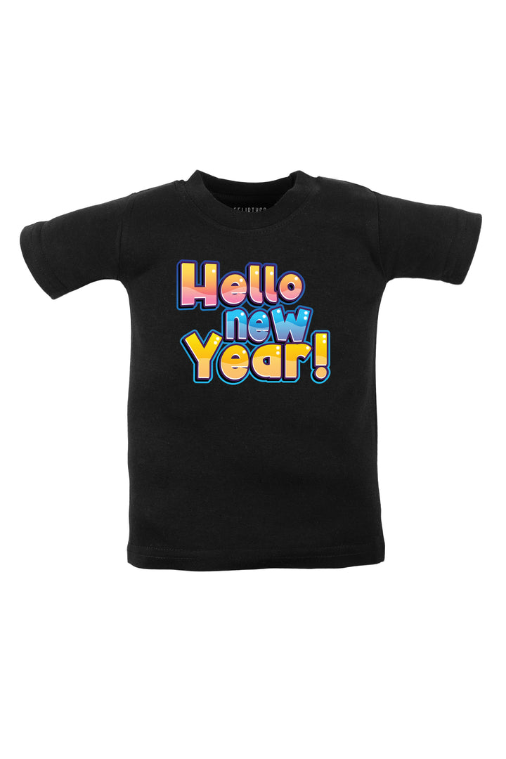 Happy New Year Multicolor Kids T Shirt