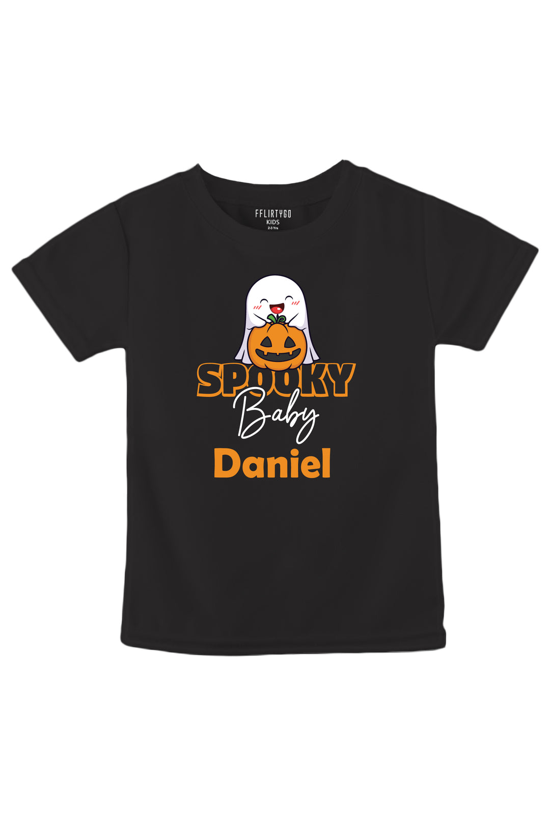 Spooky Baby Kids T Shirt w/ Custom Name