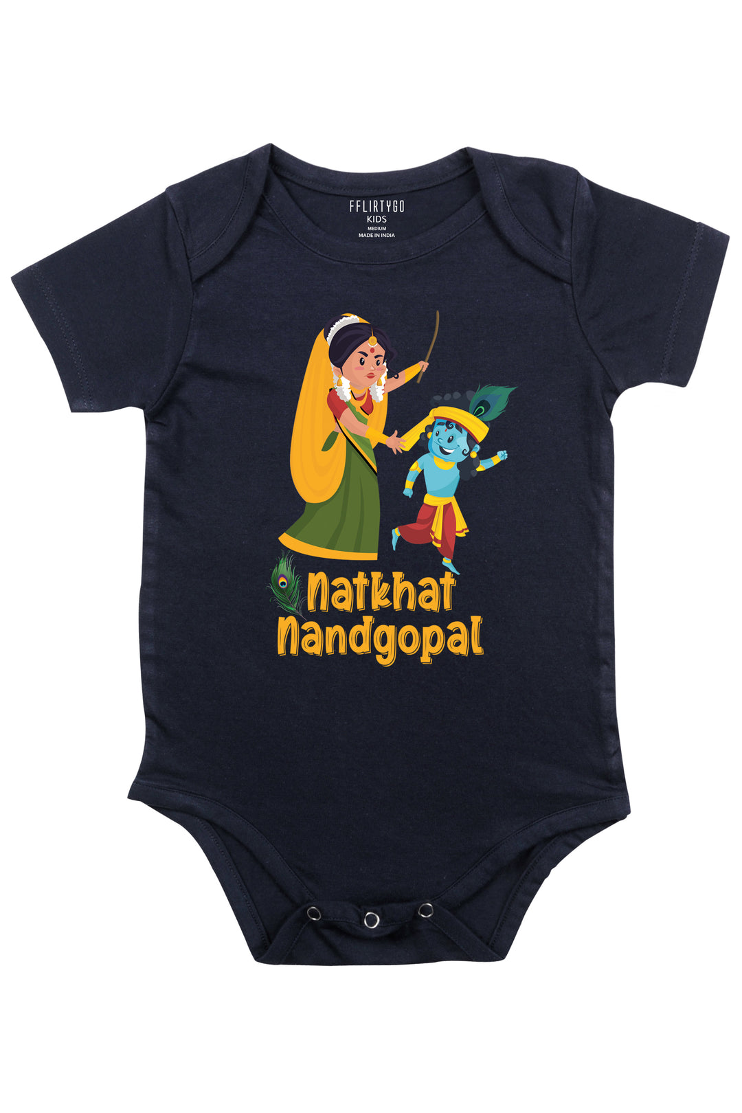 Natkhat Nandgopal Baby Romper | Onesies