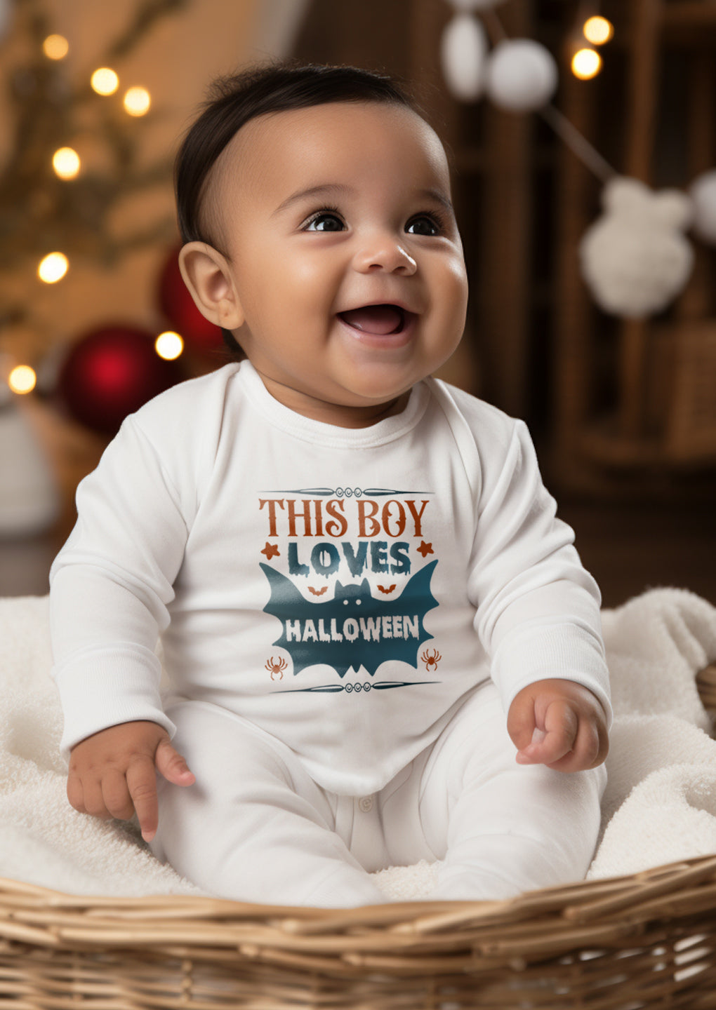 This Boy Loves Halloween Baby Romper | Onesies