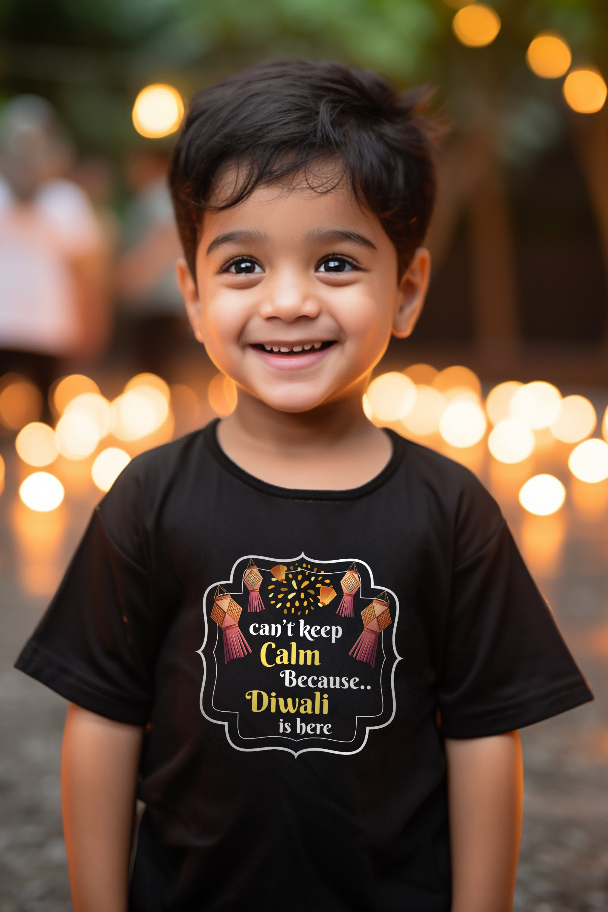 Can't Keep Calm Because Diwali Is Here Kids T Shirt