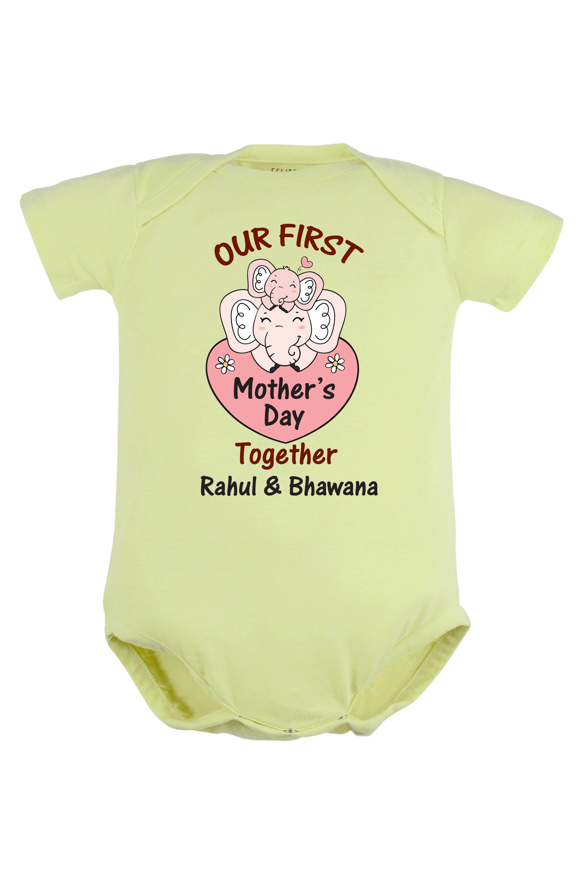 Our First Mother's Day Together Baby Romper | Onesies w/ Custom Name