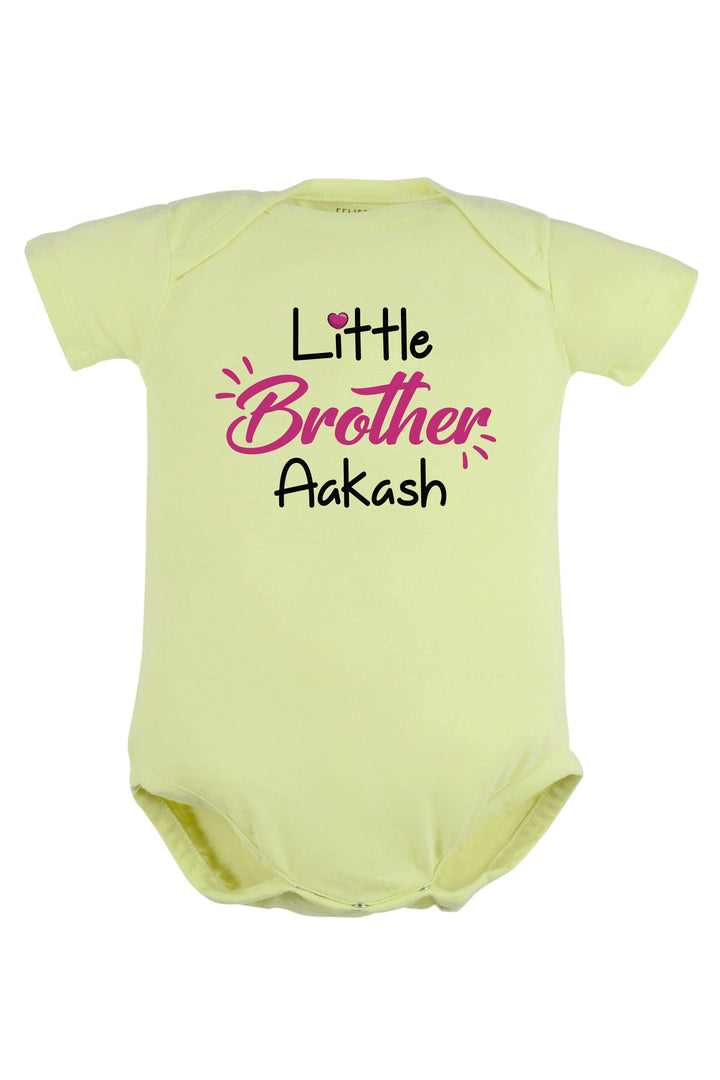 Little Brother Baby Romper | Onesies w/ Custom Name