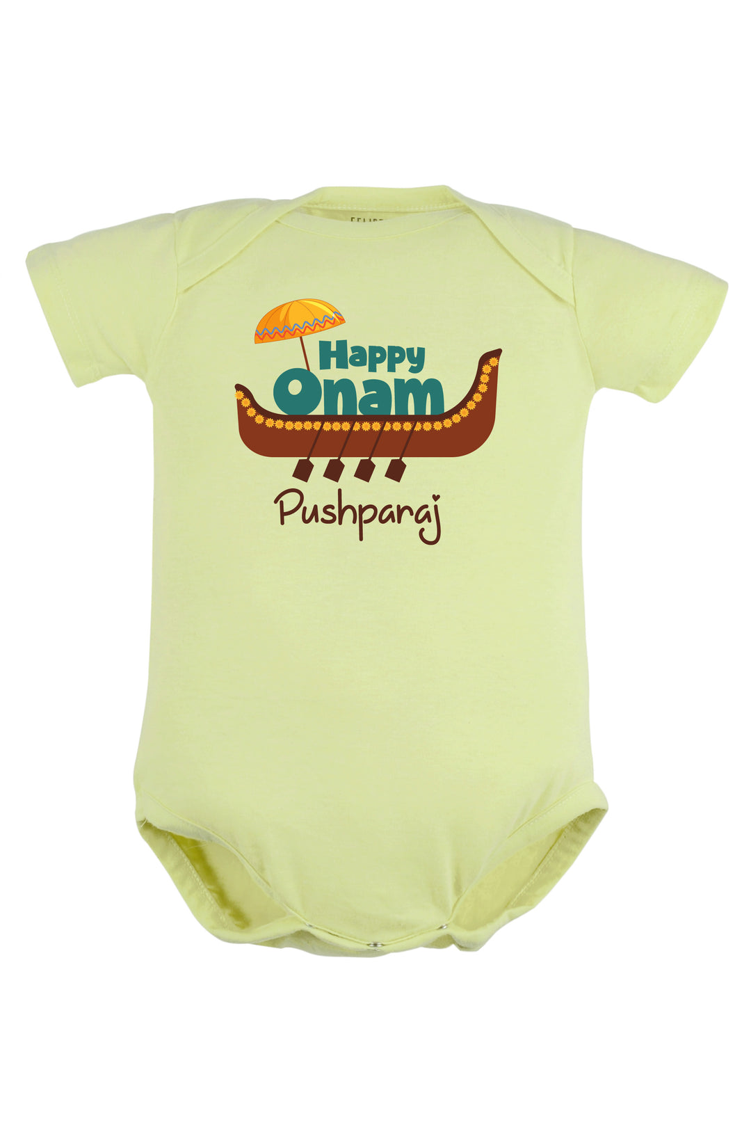 Happy Onam Baby Romper | Onesies w/ Custom Name