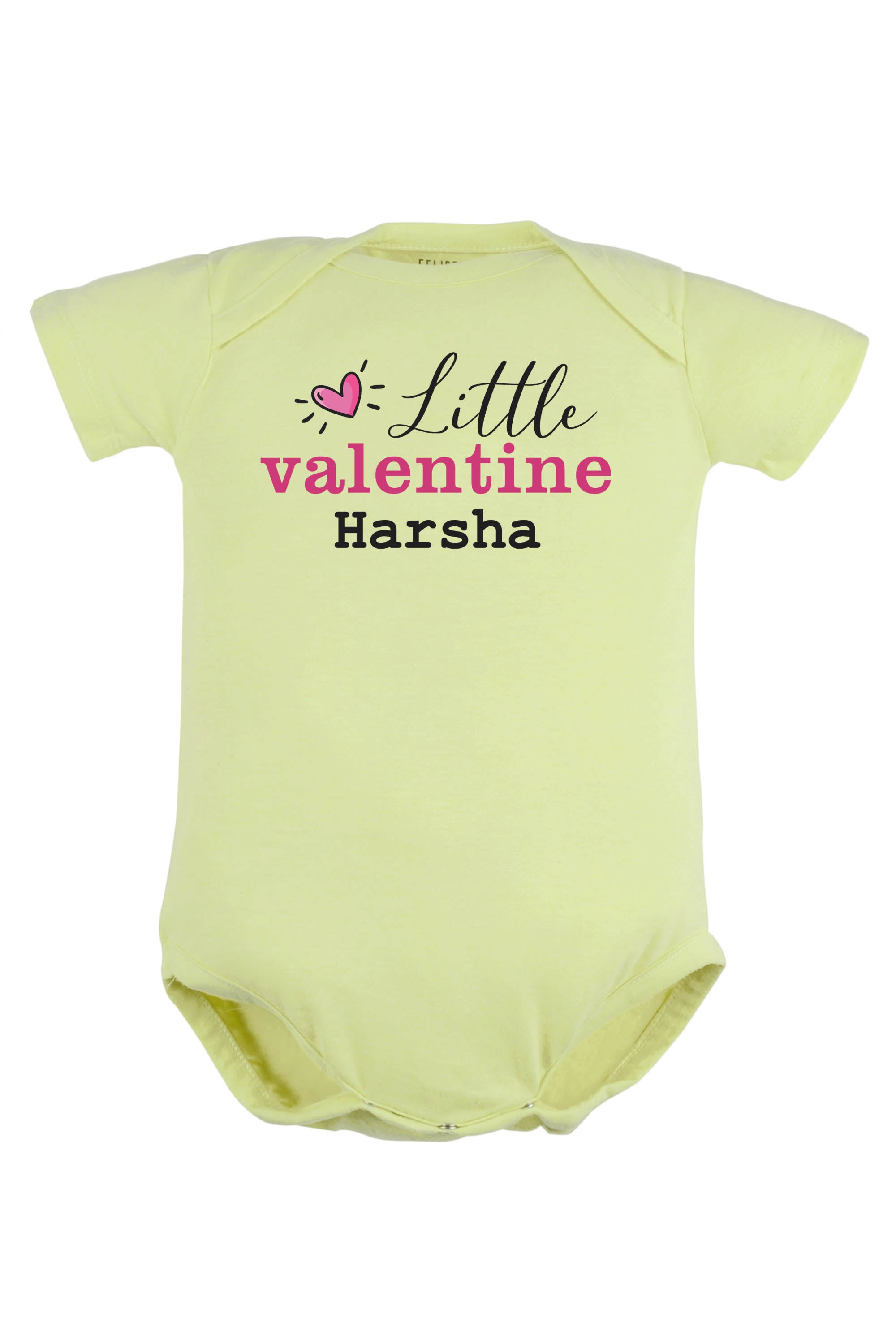 Little Valentine Baby Romper | Onesies w/ Custom Name