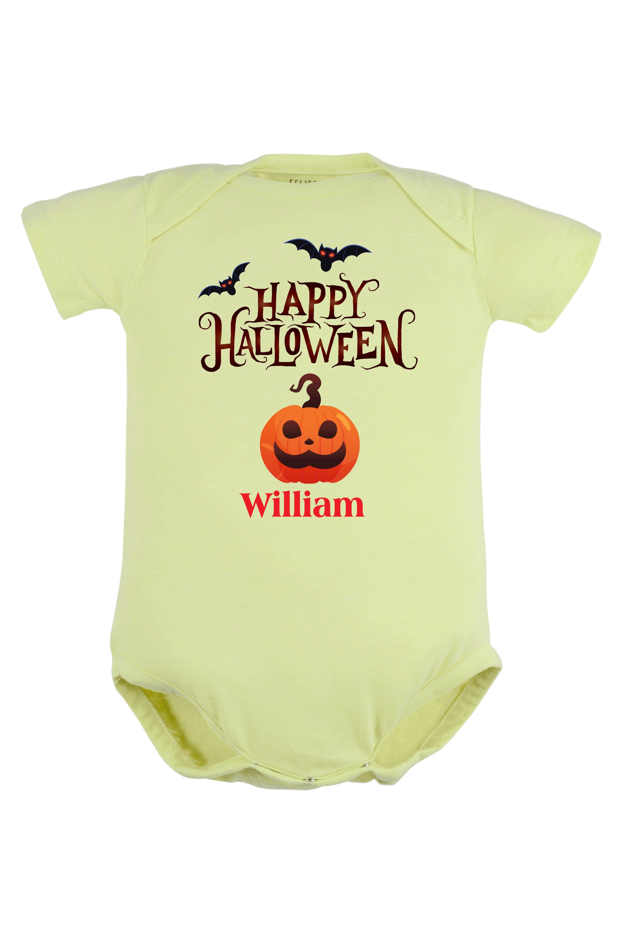 Happy Halloween Baby Romper | Onesies w/ Custom Name