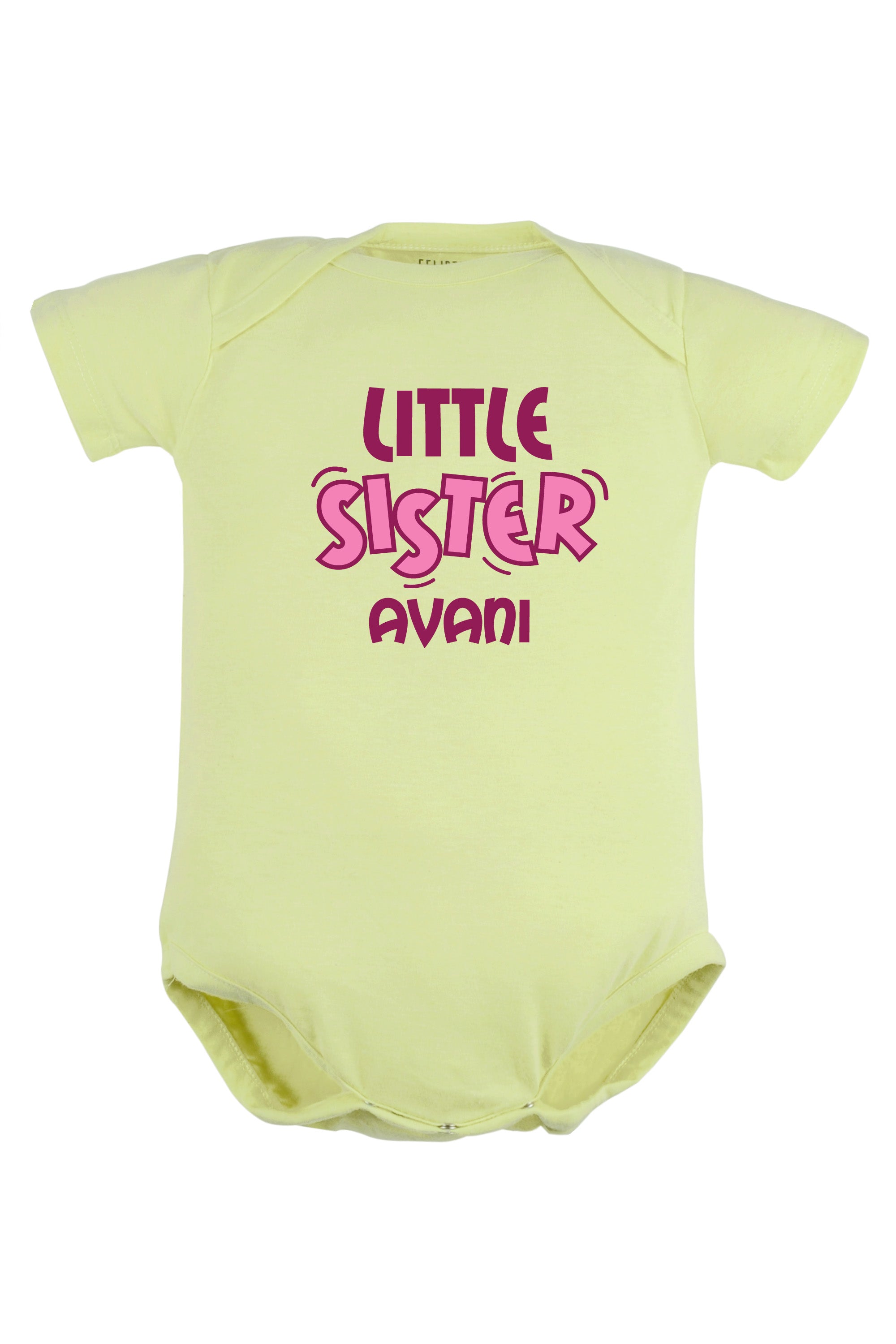 Little Sister Baby Romper | Onesies w/ Custom Name