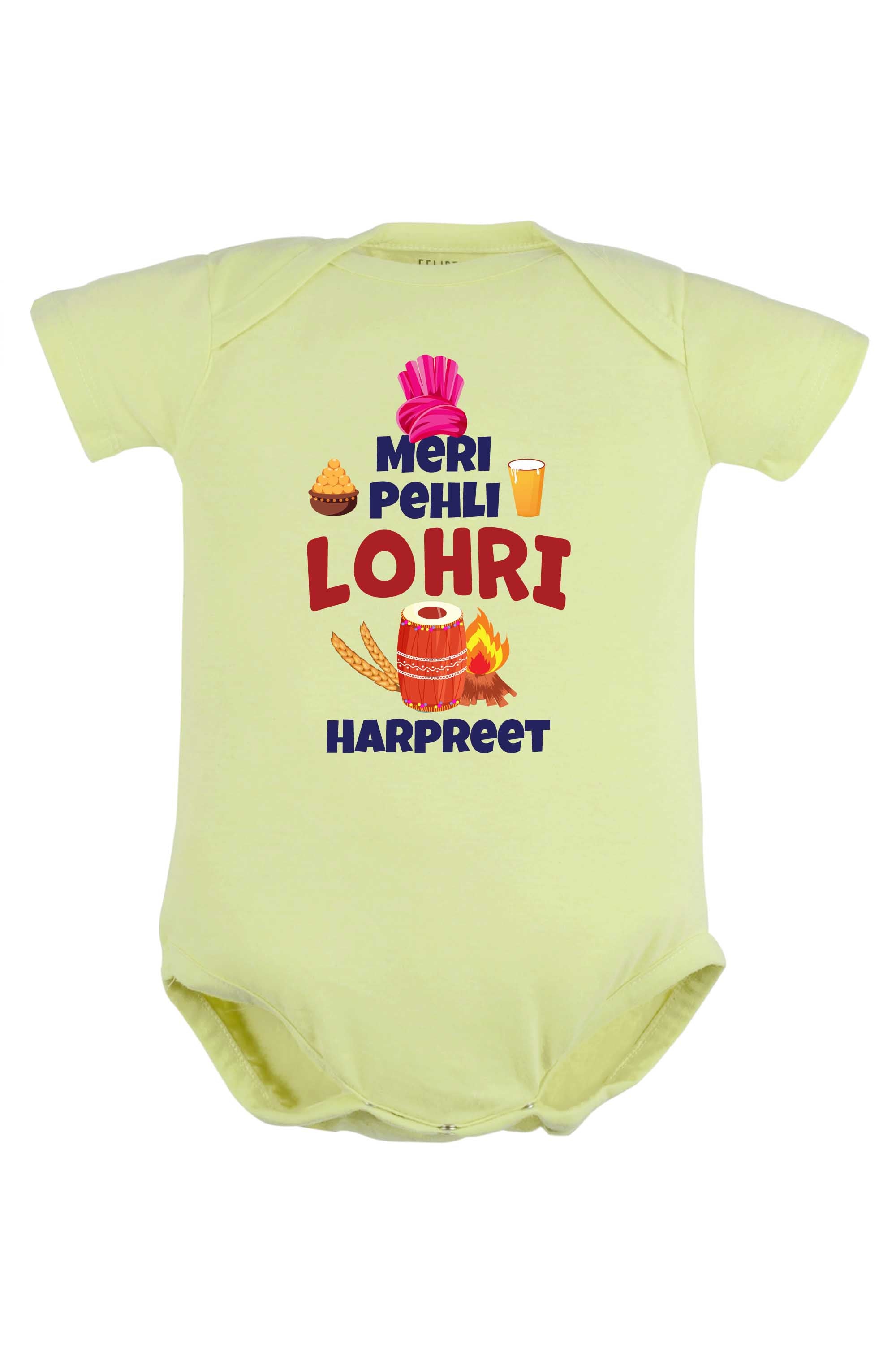 Meri Pehli Lohri Baby Romper | Onesies w/ Custom Name