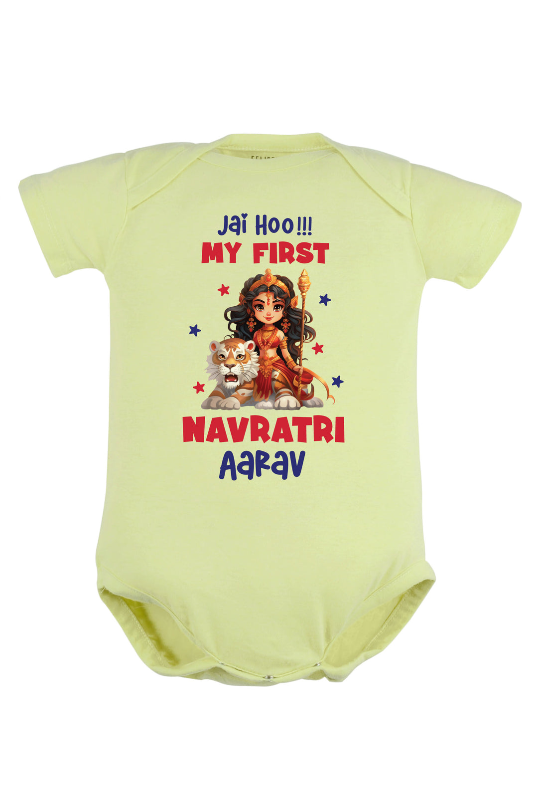 Jai Hoo !!! My First Navratri Baby Romper | Onesies w/ Custom Name