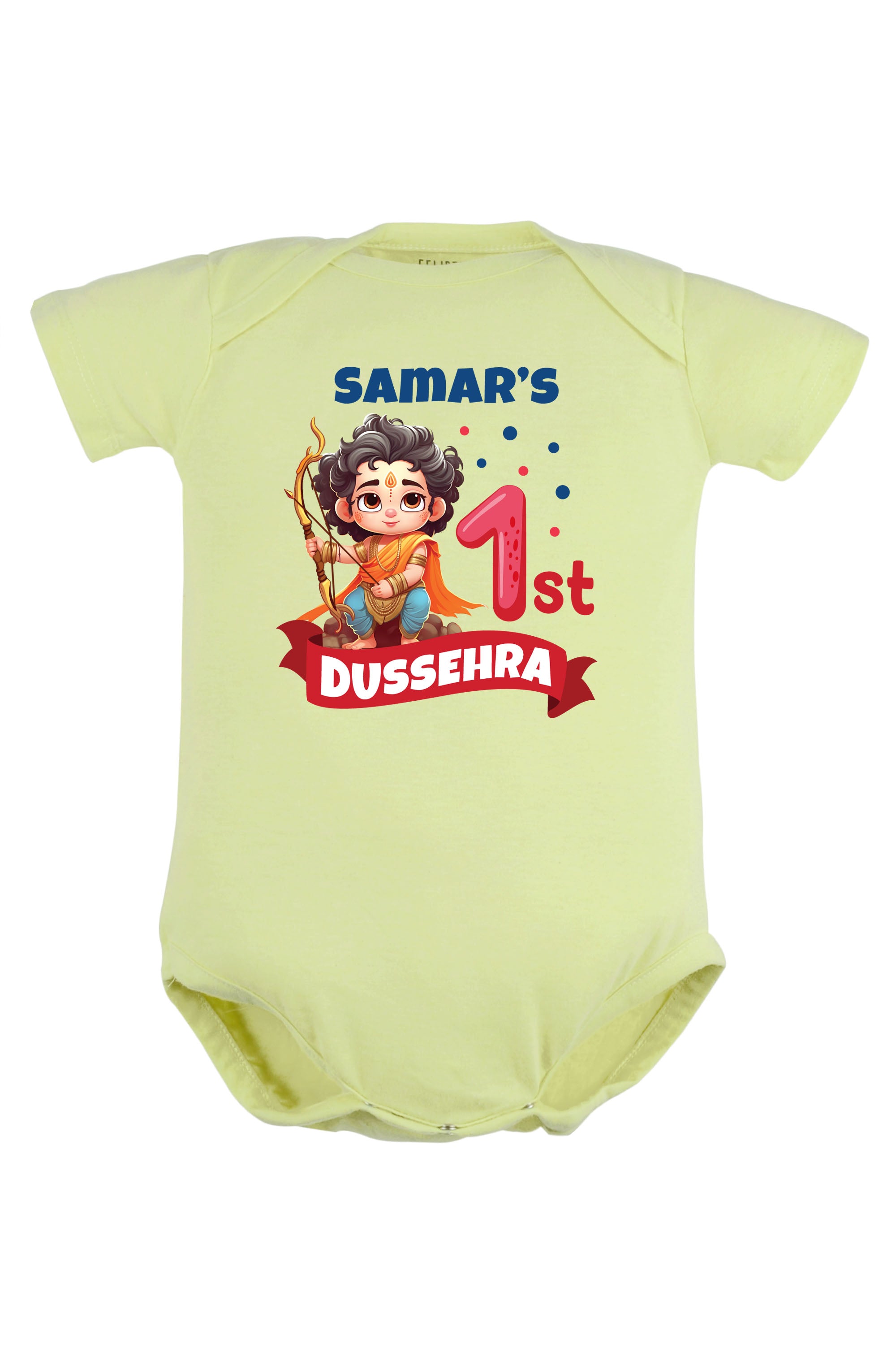 My 1st Dussehra Baby Romper | Onesies w/ Custom Name