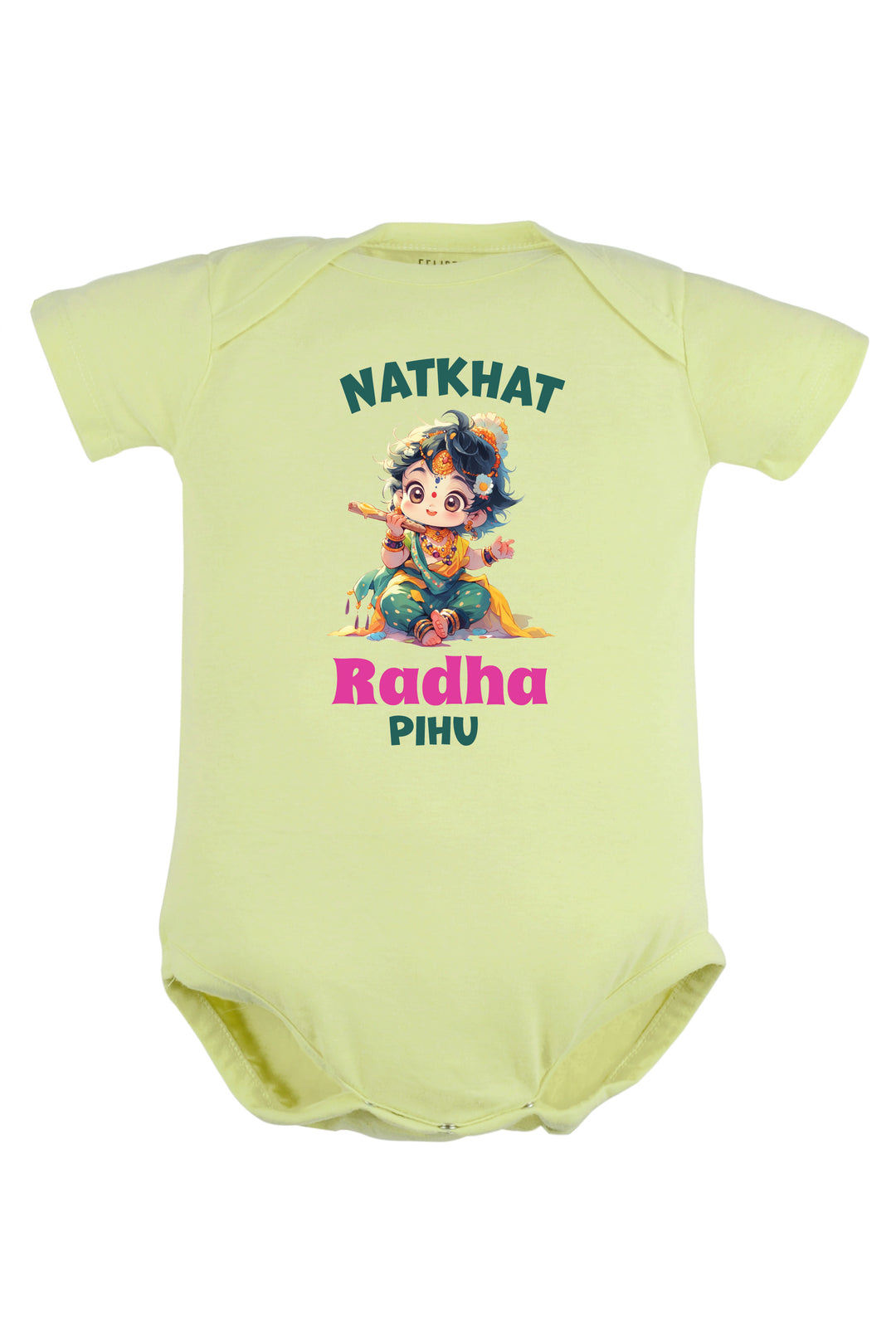 Natkhat Radha Baby Romper | Onesies w/ Custom Name