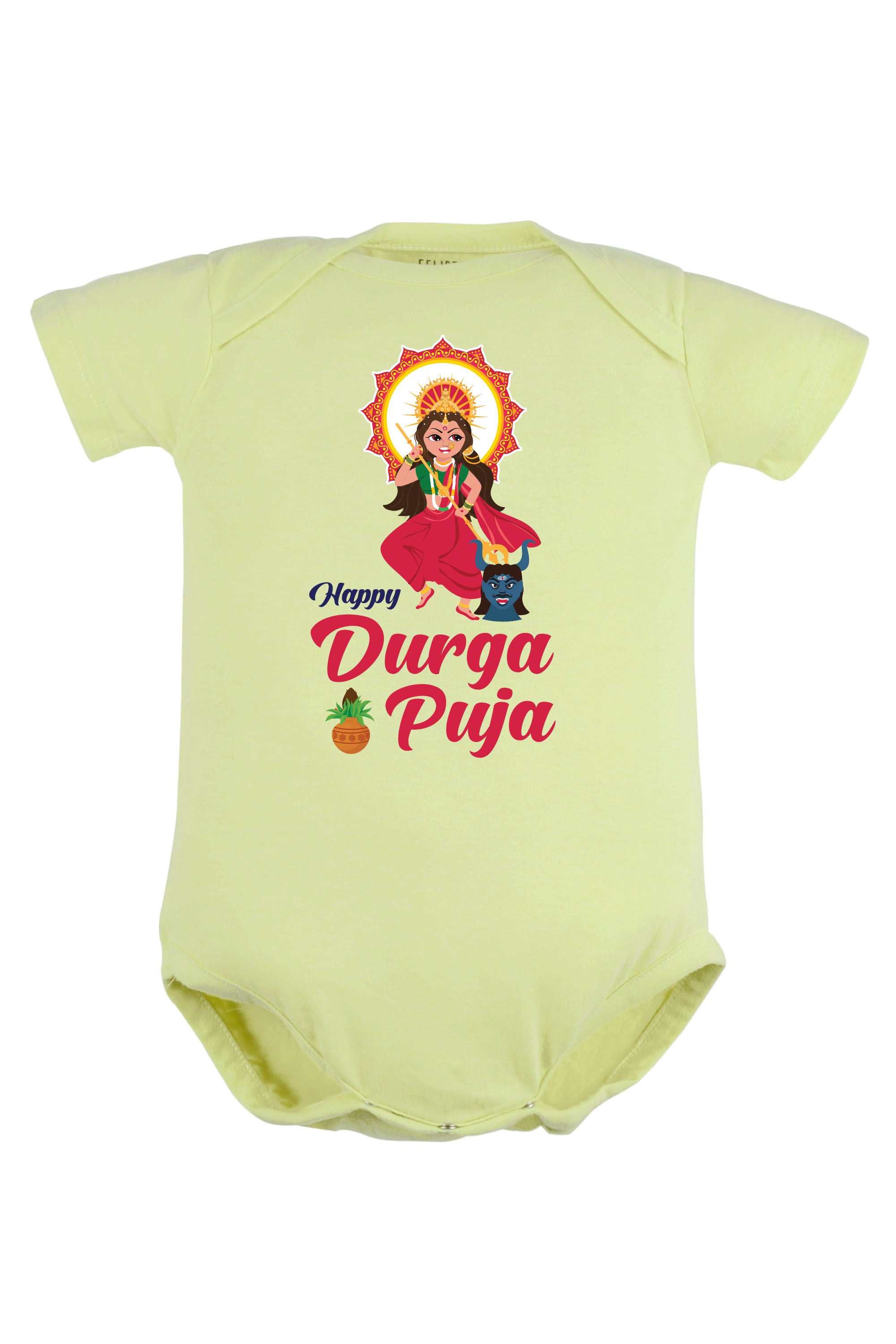 Happy Durga Puja Baby Romper | Onesies