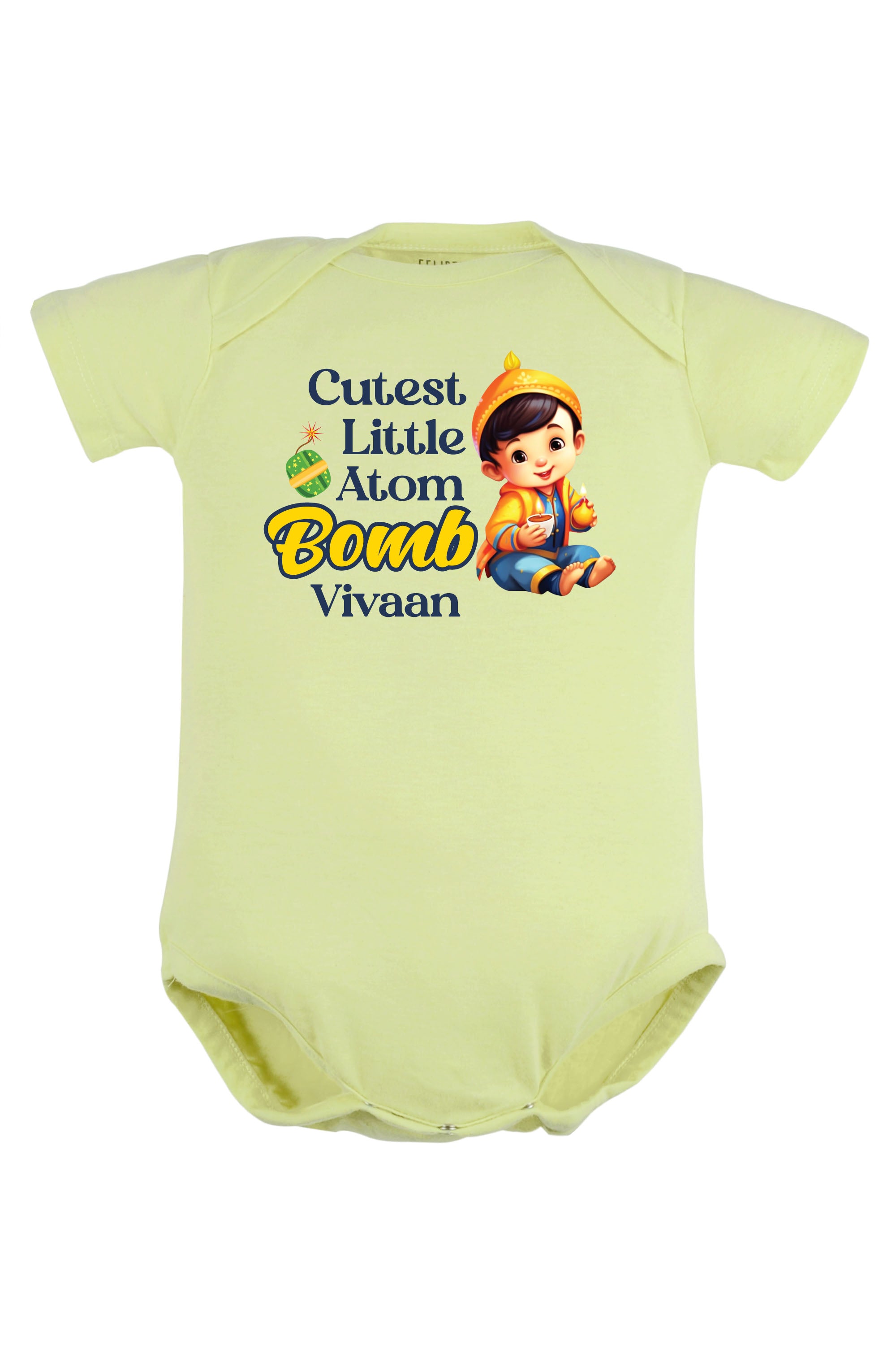 Cutest Little Atom Bomb Baby Romper | Onesies w/ Custom Name