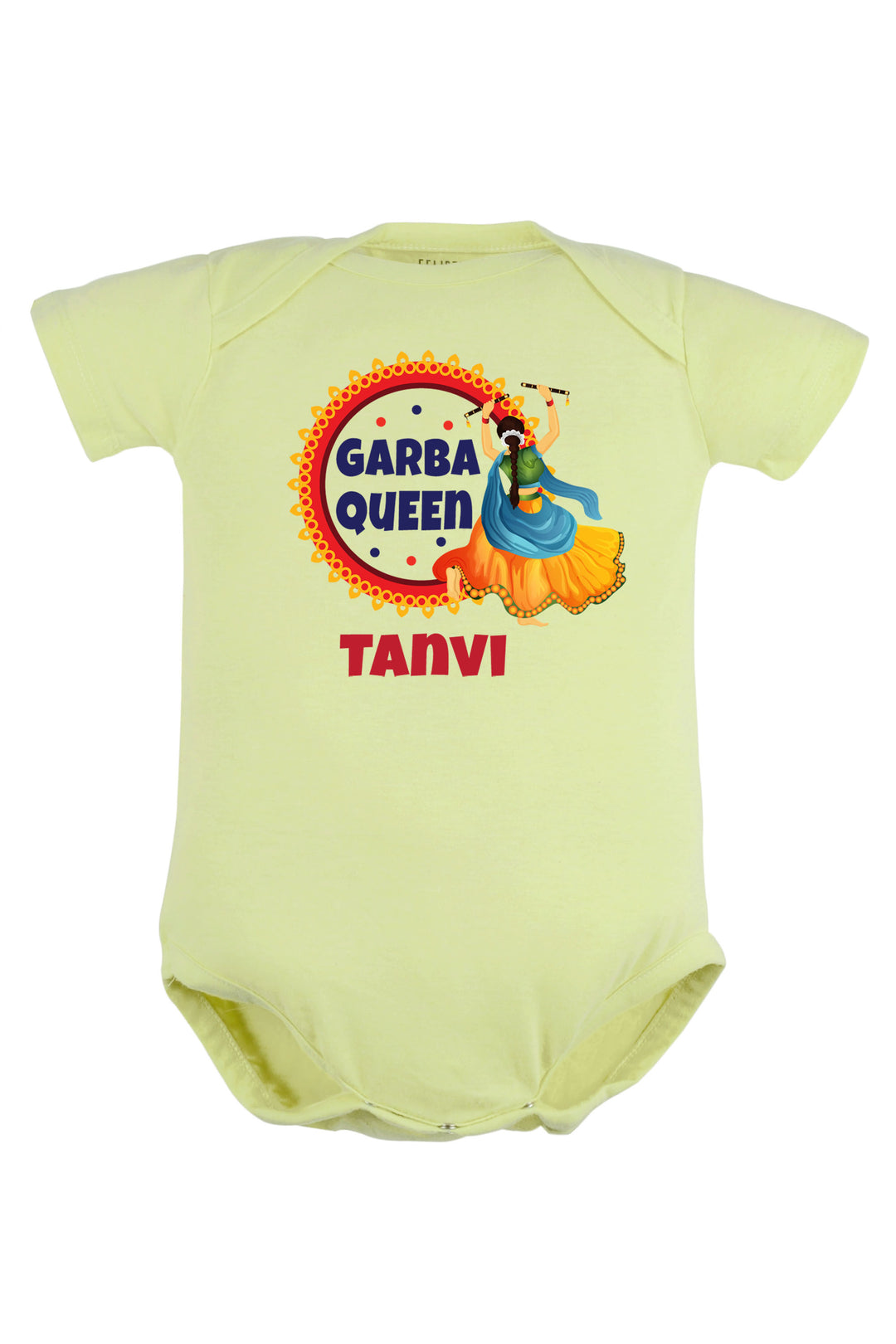 Garba Queen Baby Romper | Onesies w/ Custom Name