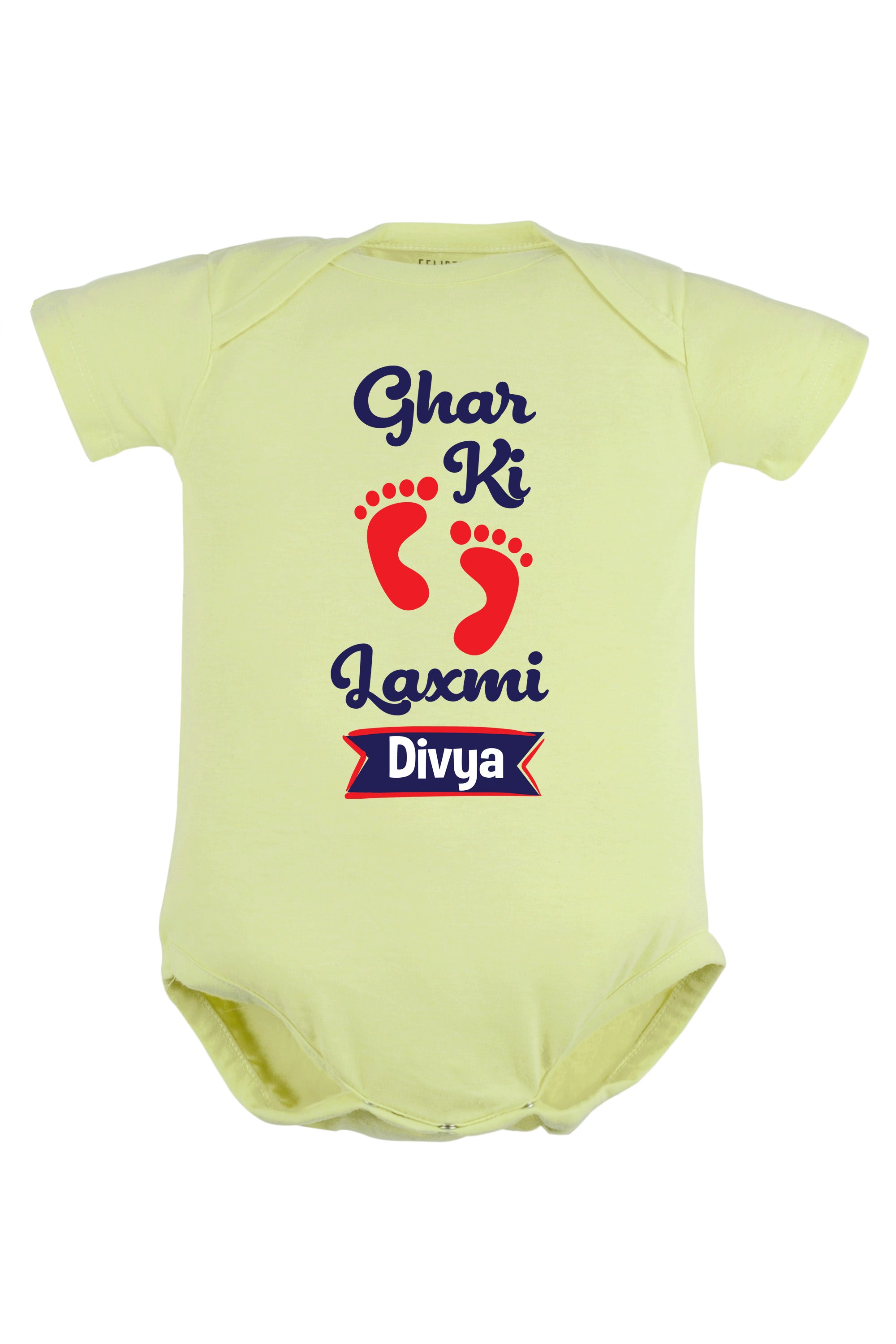 Ghar Ki Laxmi Baby Romper | Onesies w/ Custom Name